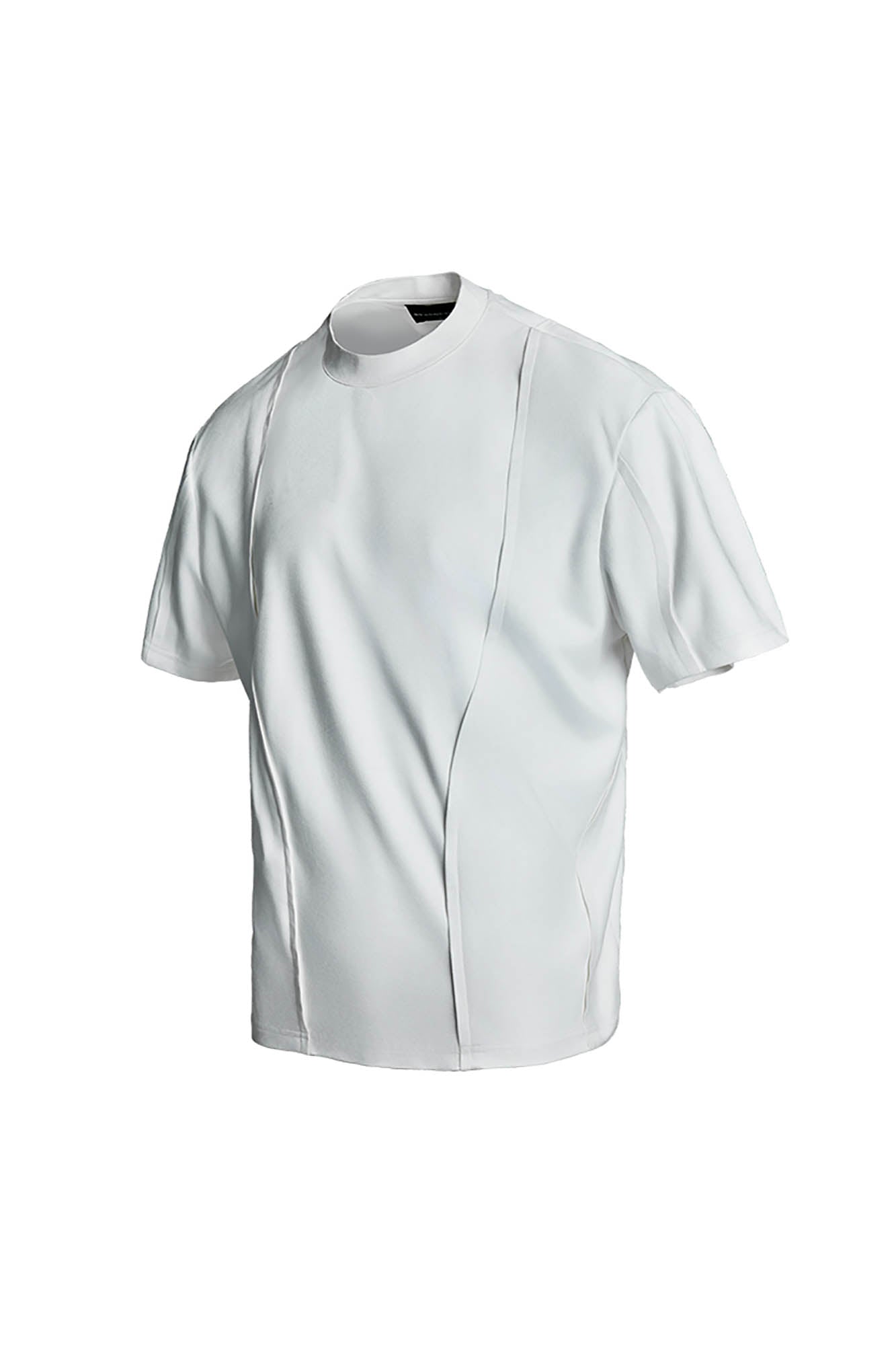 SSIN7 Suede Arc Spliced T-Shirt, premium urban and streetwear designers apparel on PROJECTISR.com, SSIN7