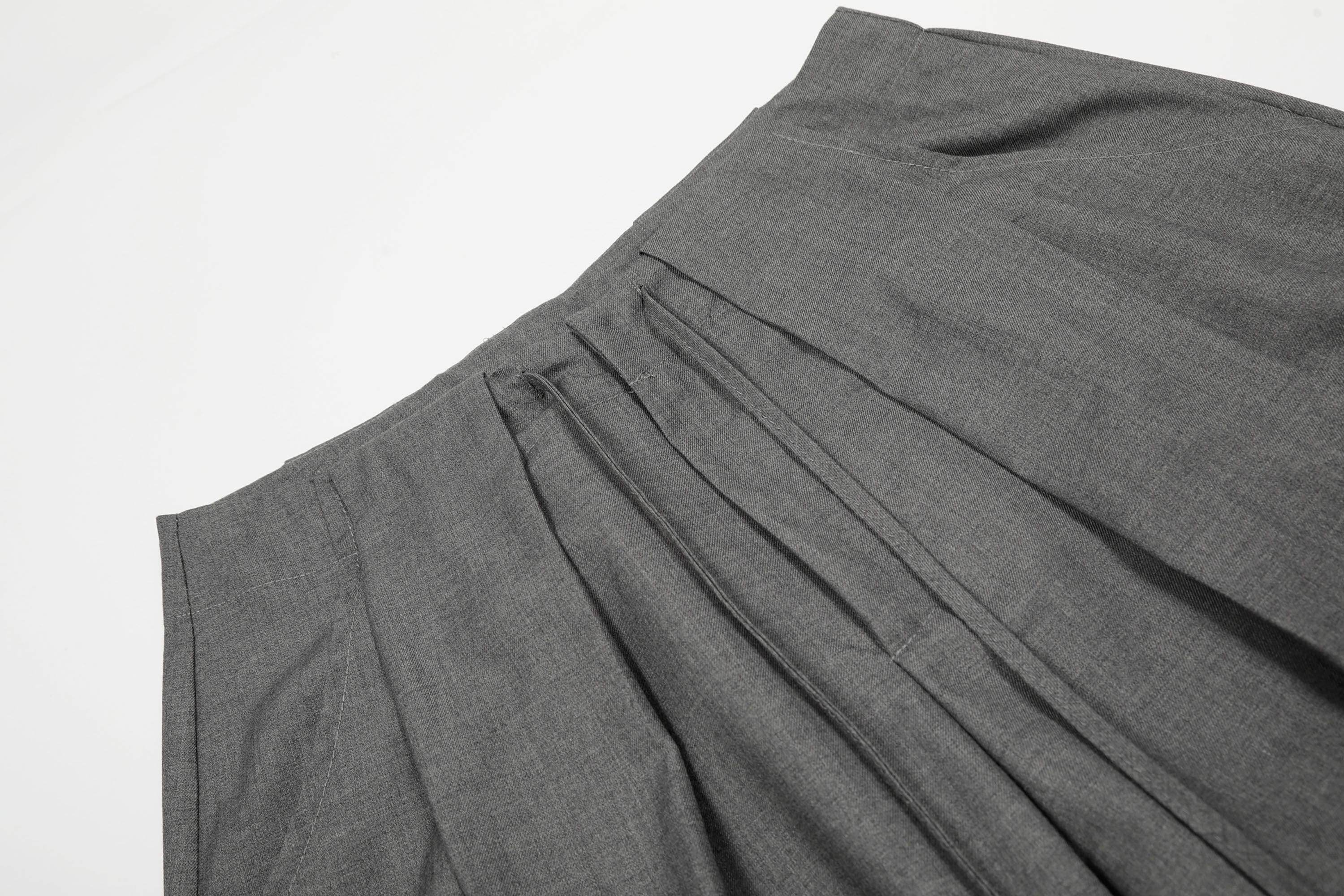 CLP Essential Pleated Drawstring Oversized Trousers
