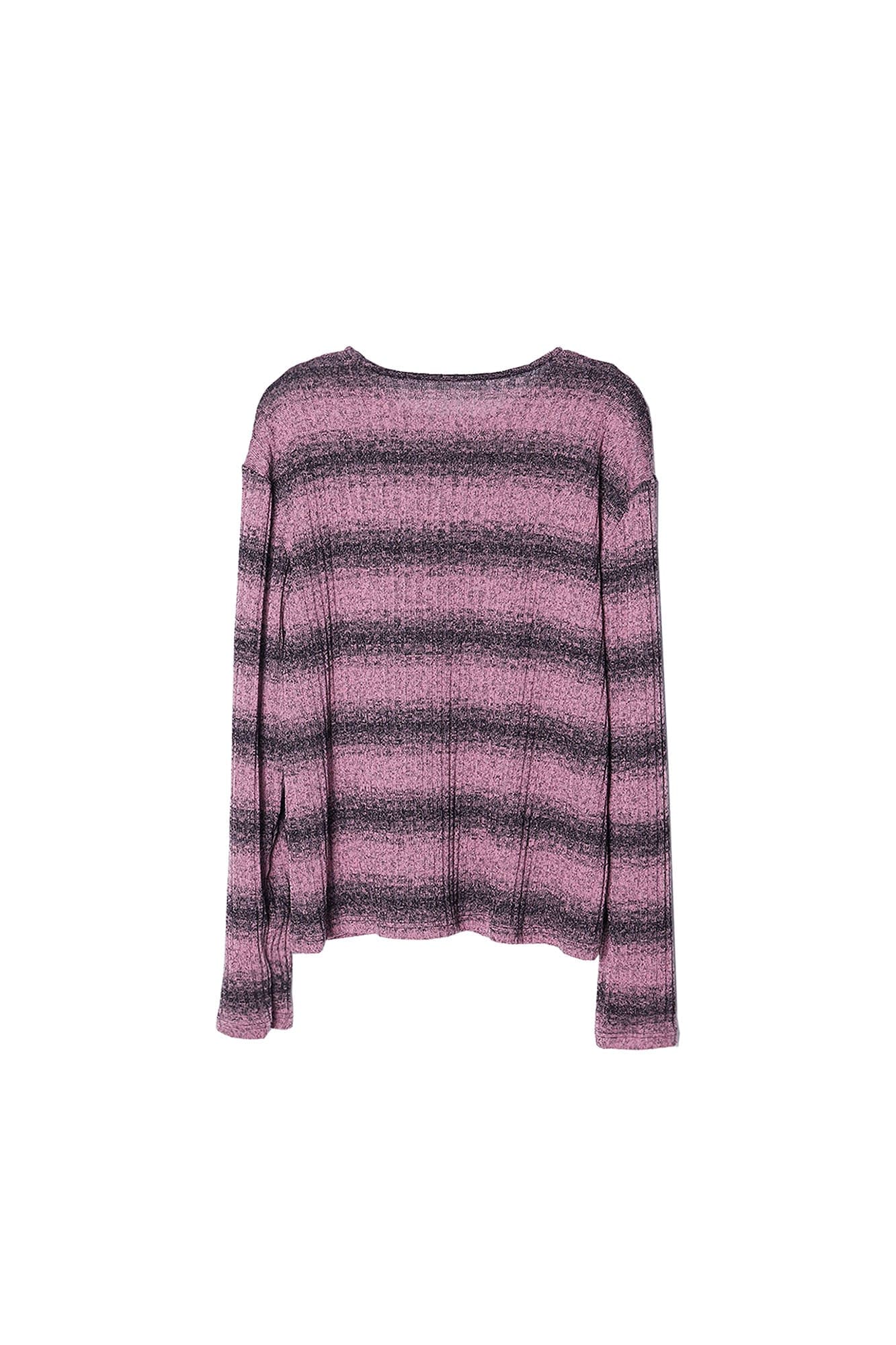 ASSEEN Horizontal Gradient Stripe Button Cardigan Pink, premium urban and streetwear designers apparel on PROJECTISR.com, ASSEEN