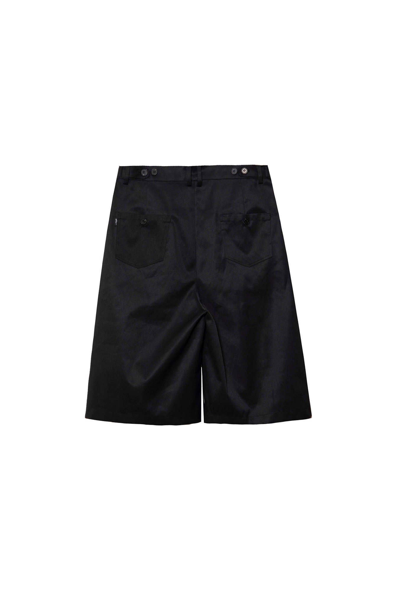 ASSEEN Pleated Wide-Leg Bermuda Shorts, premium urban and streetwear designers apparel on PROJECTISR.com, ASSEEN