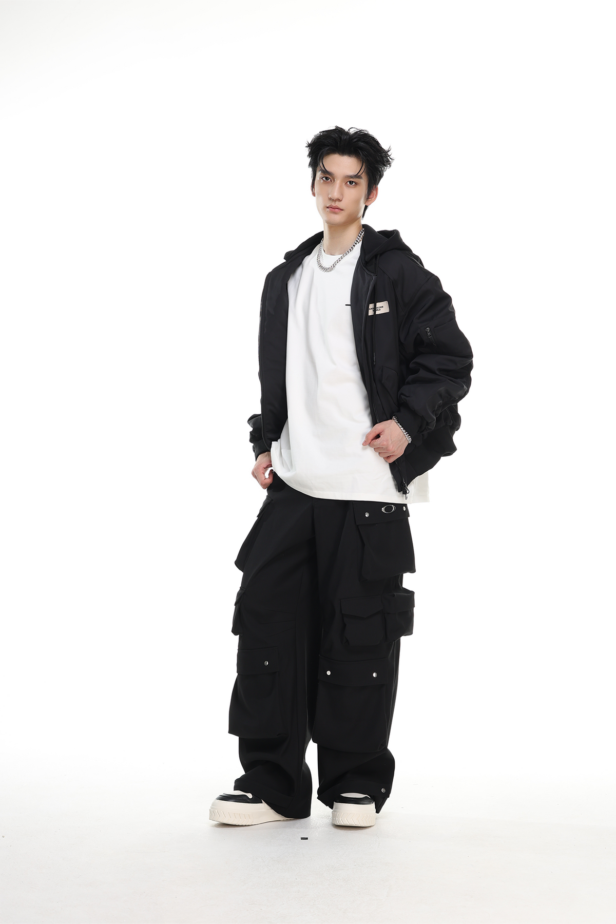ARDENCODE Utility Oversized Bomber Jacket, premium urban and streetwear designers apparel on PROJECTISR.com, ARDENCODE