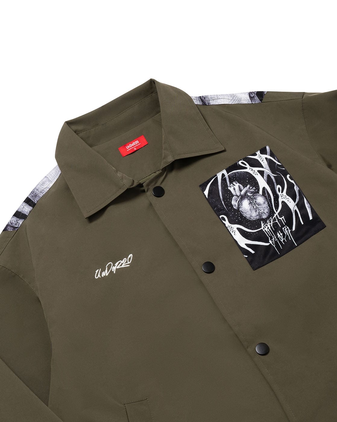 UNDER20 × MIN ZENG SOME MEMORIES OF DEATH Trench Coat, premium urban and streetwear designers apparel on PROJECTISR.com, UNDER20