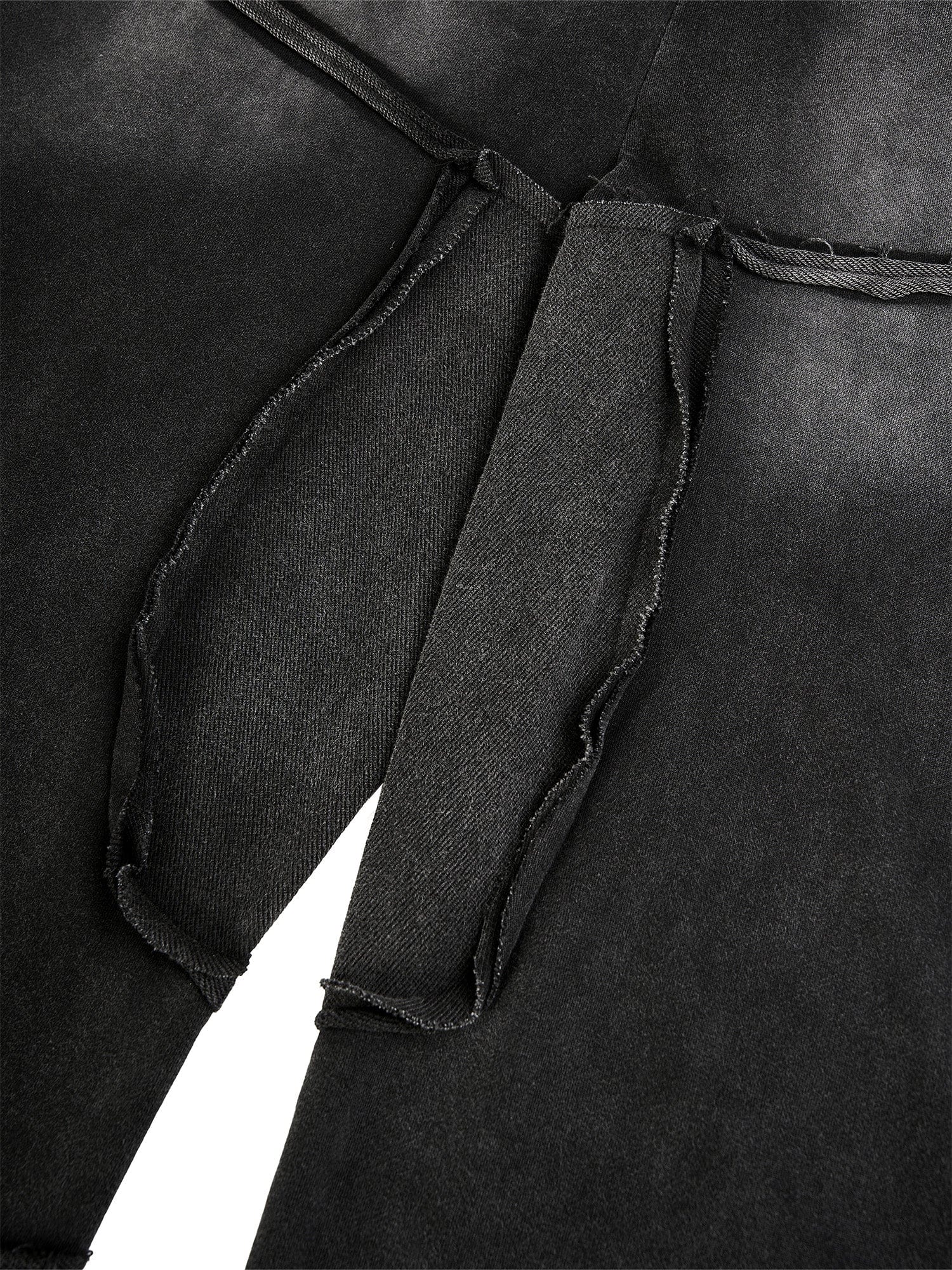 FLYERRER Washed Double-Waist Bullet Rivet Baggy Sweatpants, premium urban and streetwear designers apparel on PROJECTISR.com, FLYERRER