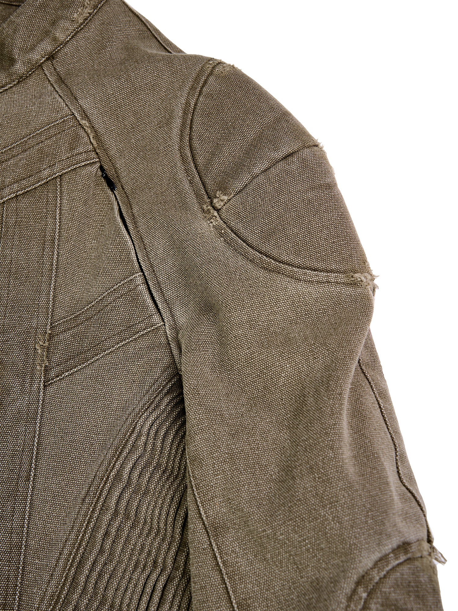 FLYERRER Panel Armor Moto Canvas Jacket, premium urban and streetwear designers apparel on PROJECTISR.com, FLYERRER