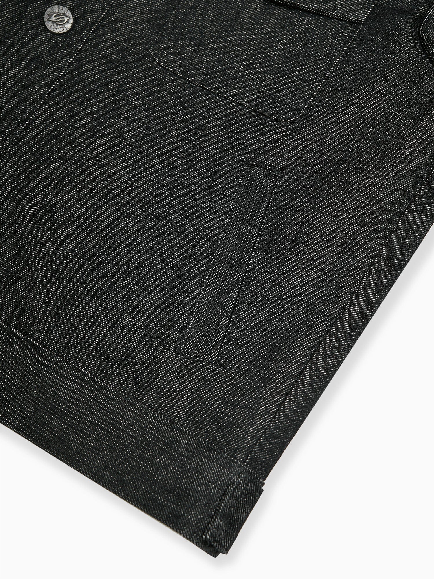 FLYERRER Serpent Cropped Raw Denim Jacket, premium urban and streetwear designers apparel on PROJECTISR.com, FLYERRER