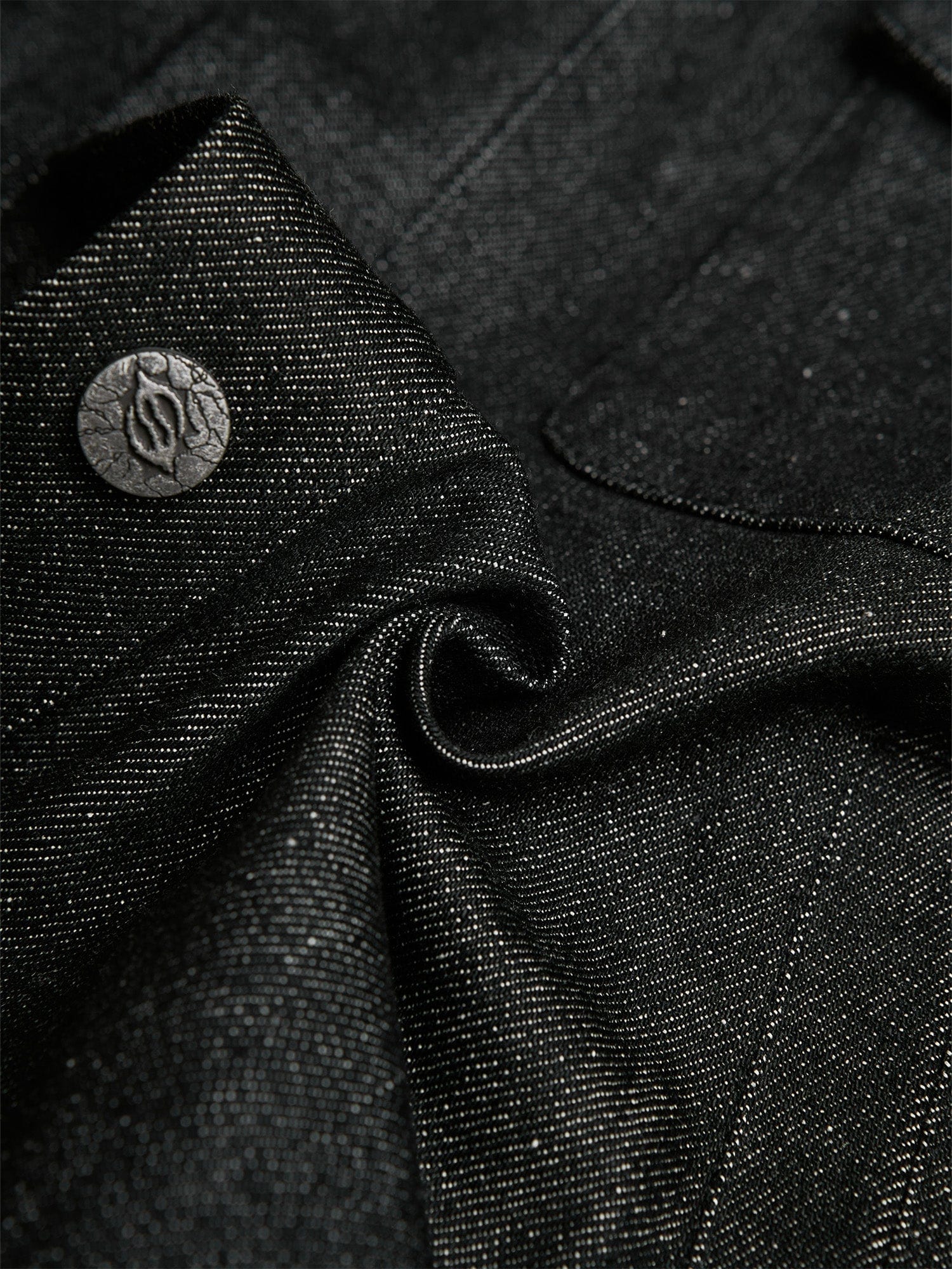 FLYERRER Serpent Cropped Raw Denim Jacket, premium urban and streetwear designers apparel on PROJECTISR.com, FLYERRER