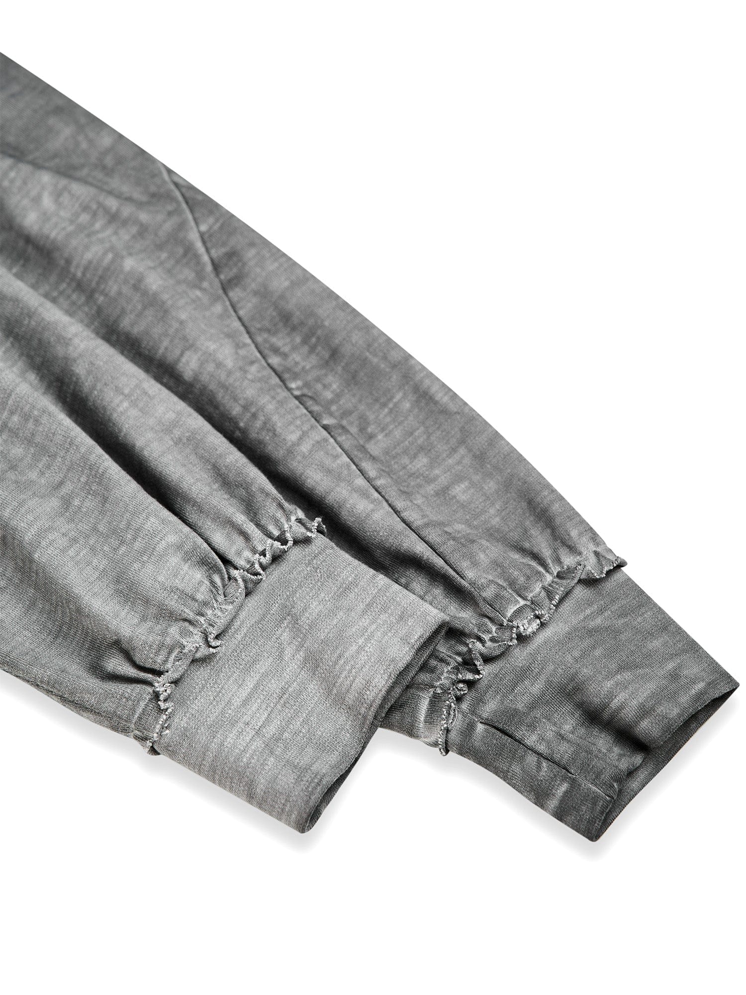 FLYERRER Distressed Layered Drawstring Hooded Jacket, premium urban and streetwear designers apparel on PROJECTISR.com, FLYERRER