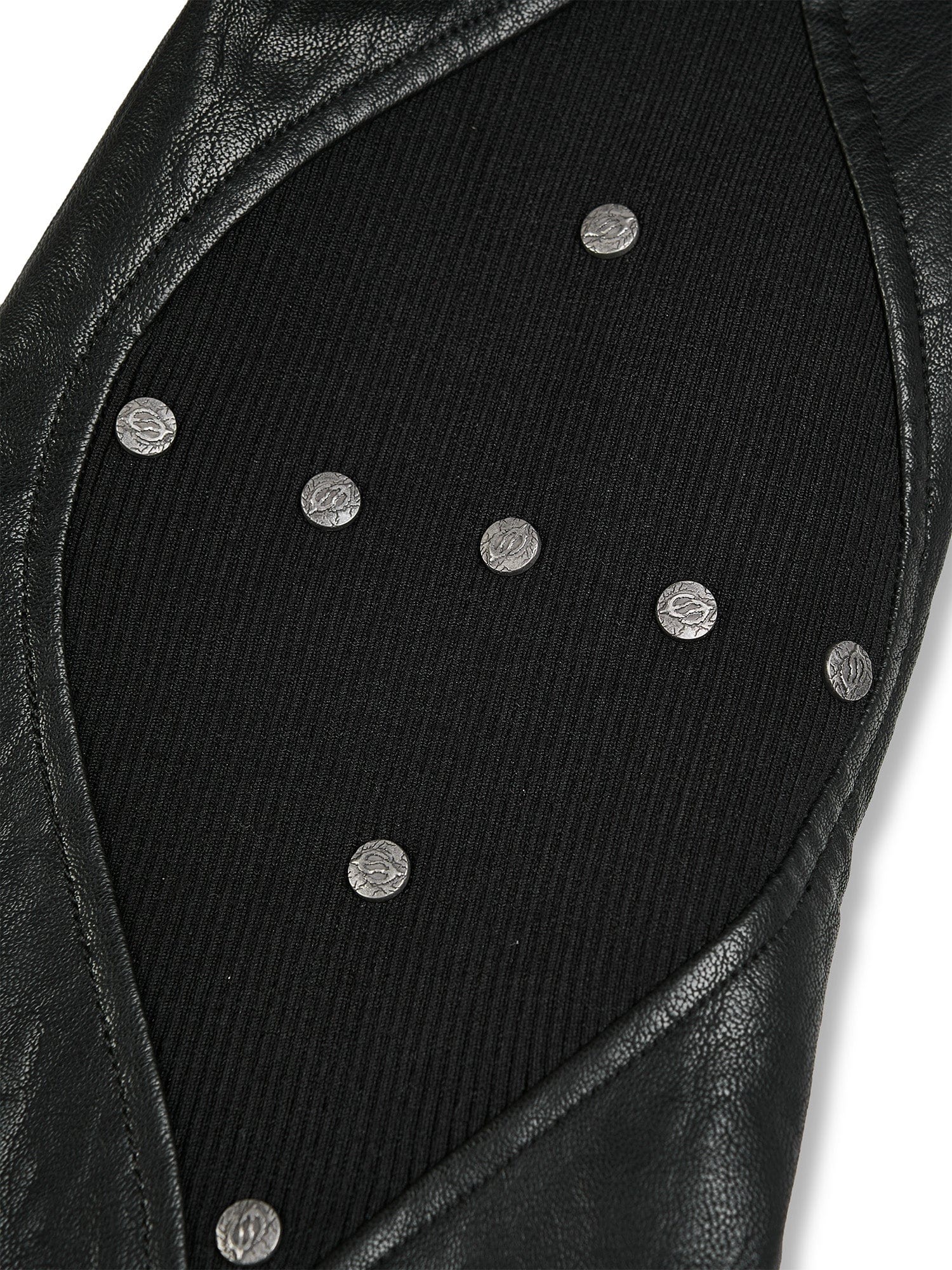 FLYERRER Structured Panel Faux Leather Biker Jacket, premium urban and streetwear designers apparel on PROJECTISR.com, FLYERRER