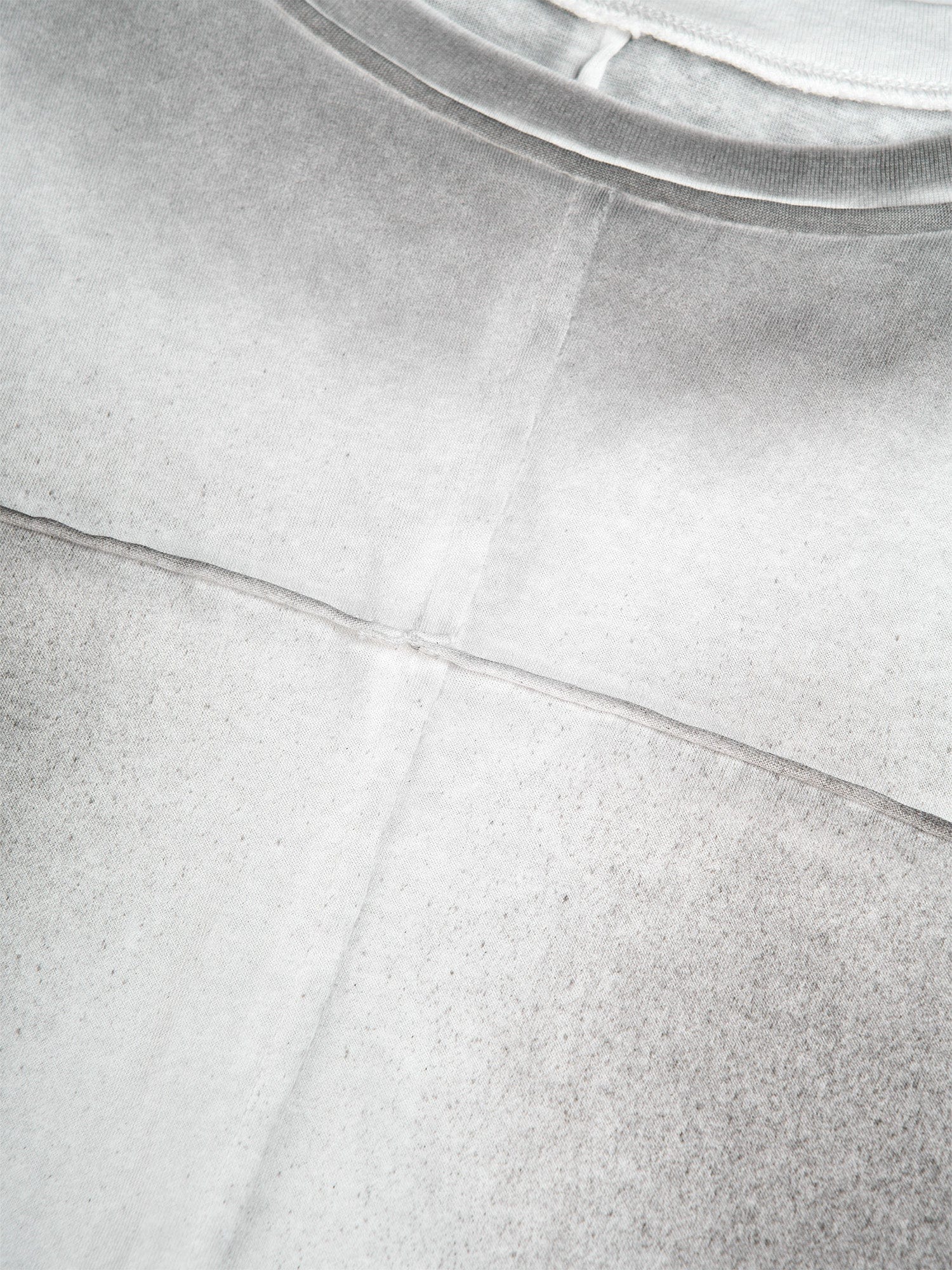 FLYERRER Washed Gradient Cross-Panel Raw-Edge Long-Sleeve Tee, premium urban and streetwear designers apparel on PROJECTISR.com, FLYERRER