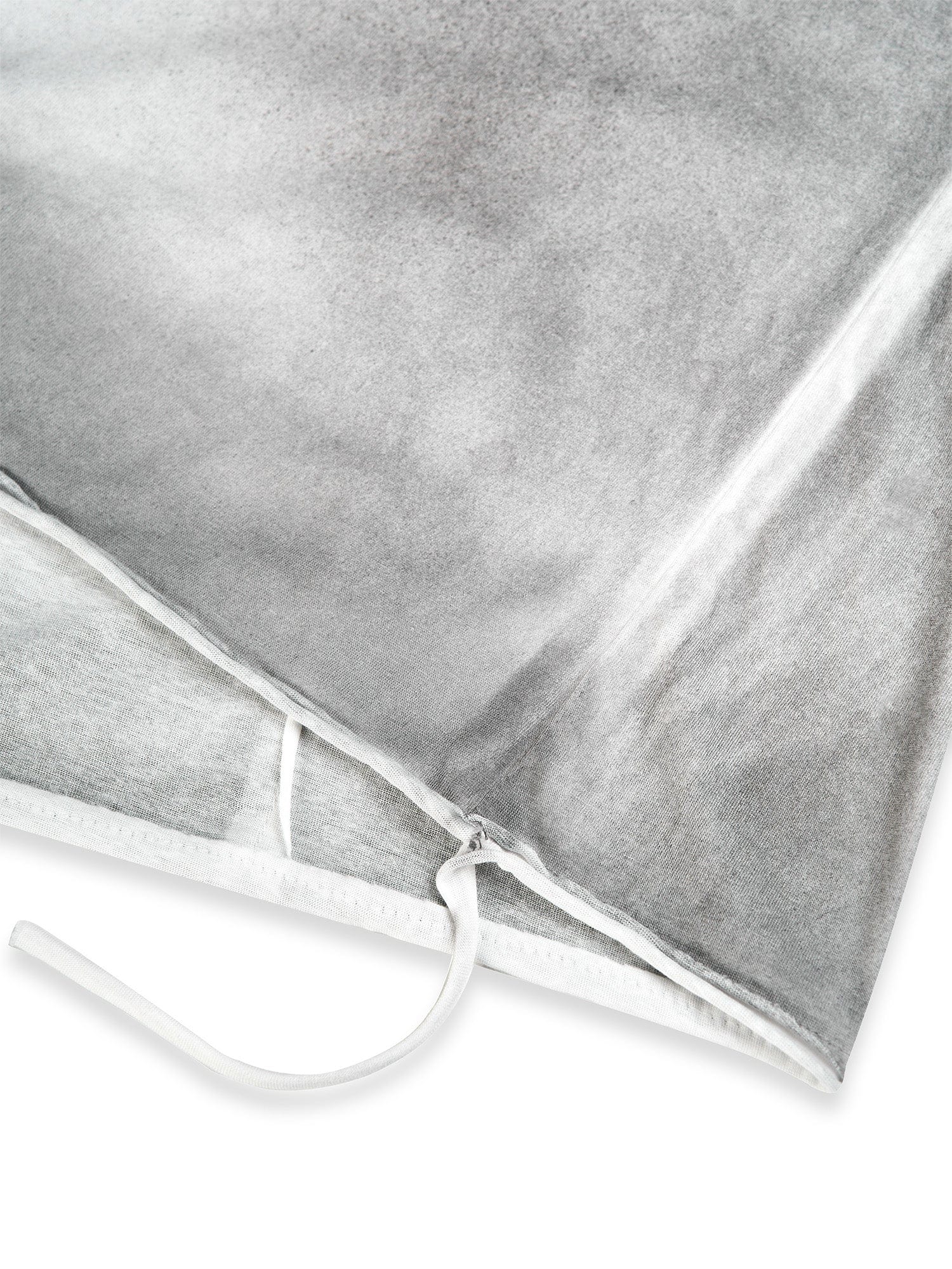 FLYERRER Washed Gradient Cross-Panel Raw-Edge Long-Sleeve Tee, premium urban and streetwear designers apparel on PROJECTISR.com, FLYERRER