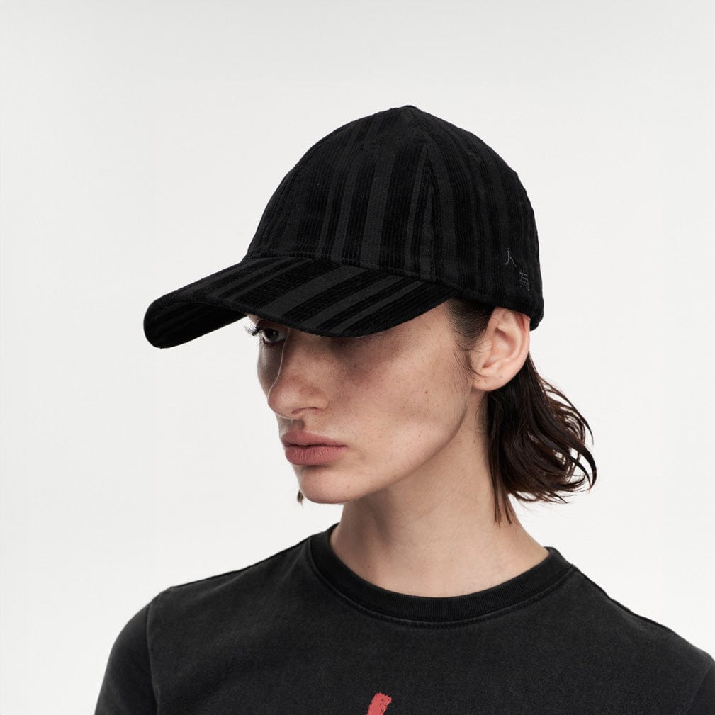 ARTIFICIAL WORLD Corduroy Striped Cap, premium urban and streetwear designers apparel on PROJECTISR.com, ARTIFICIAL WORLD