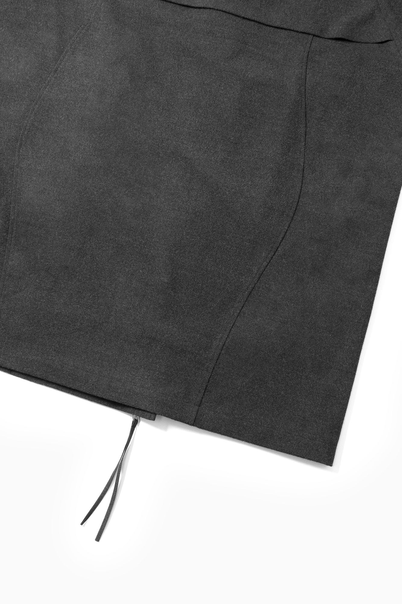 RELABEL Layered Placket Wool Blend Coat