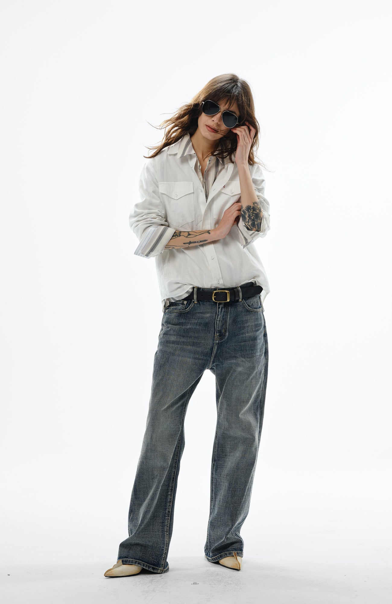 TRECLUB Retro Embroidered Solid Shirt, premium urban and streetwear designers apparel on PROJECTISR.com, TRECLUB