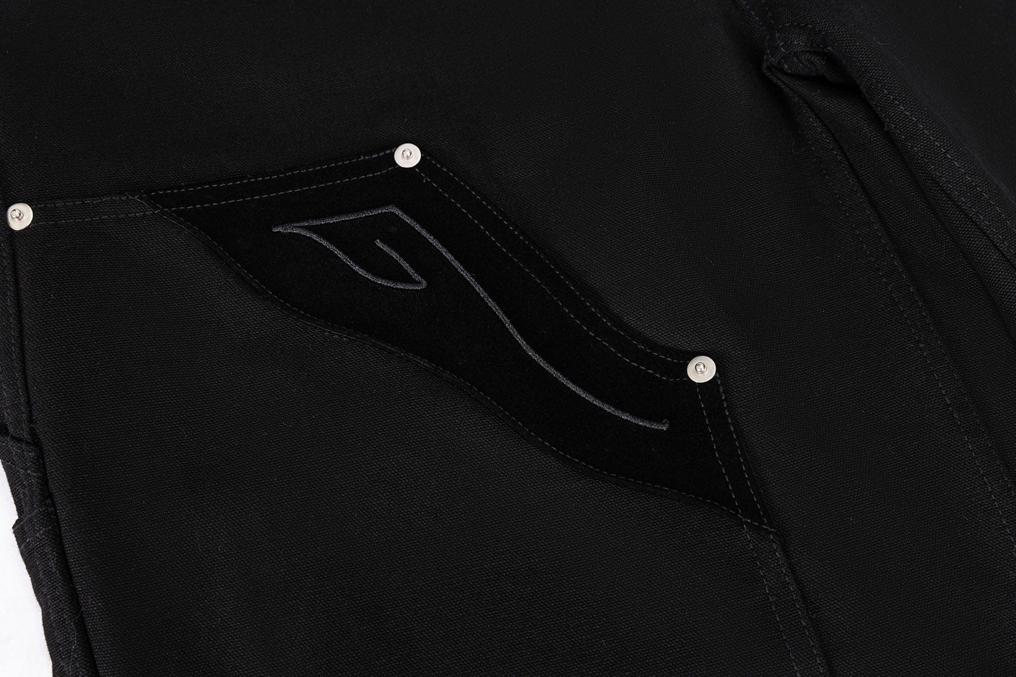 ESAIAS Rune Embroidered Velvet Panel Pants, premium urban and streetwear designers apparel on PROJECTISR.com, ESAIAS