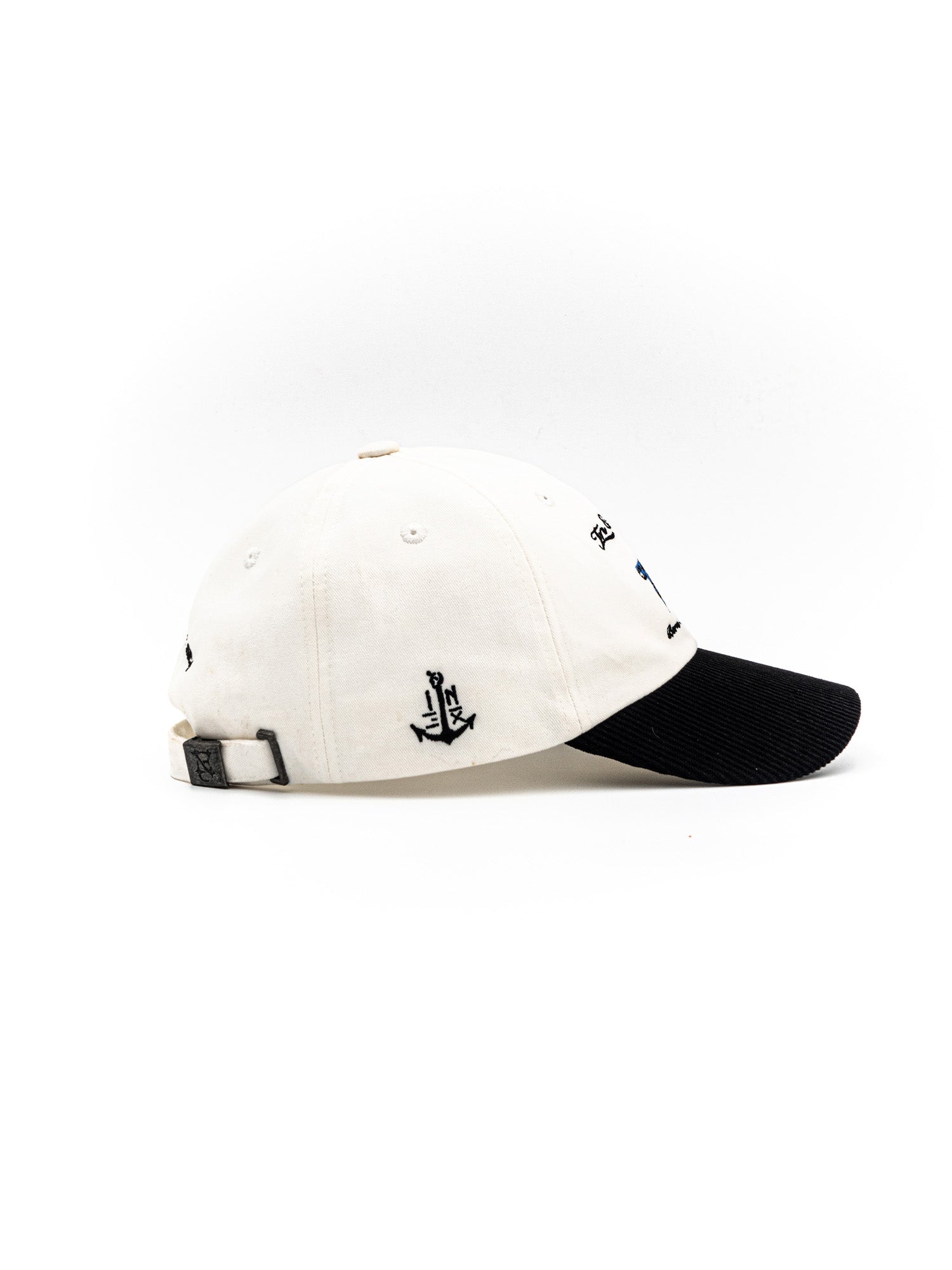 IN EXISTENCE Embroidered Star Corduroy-Brim Baseball Cap