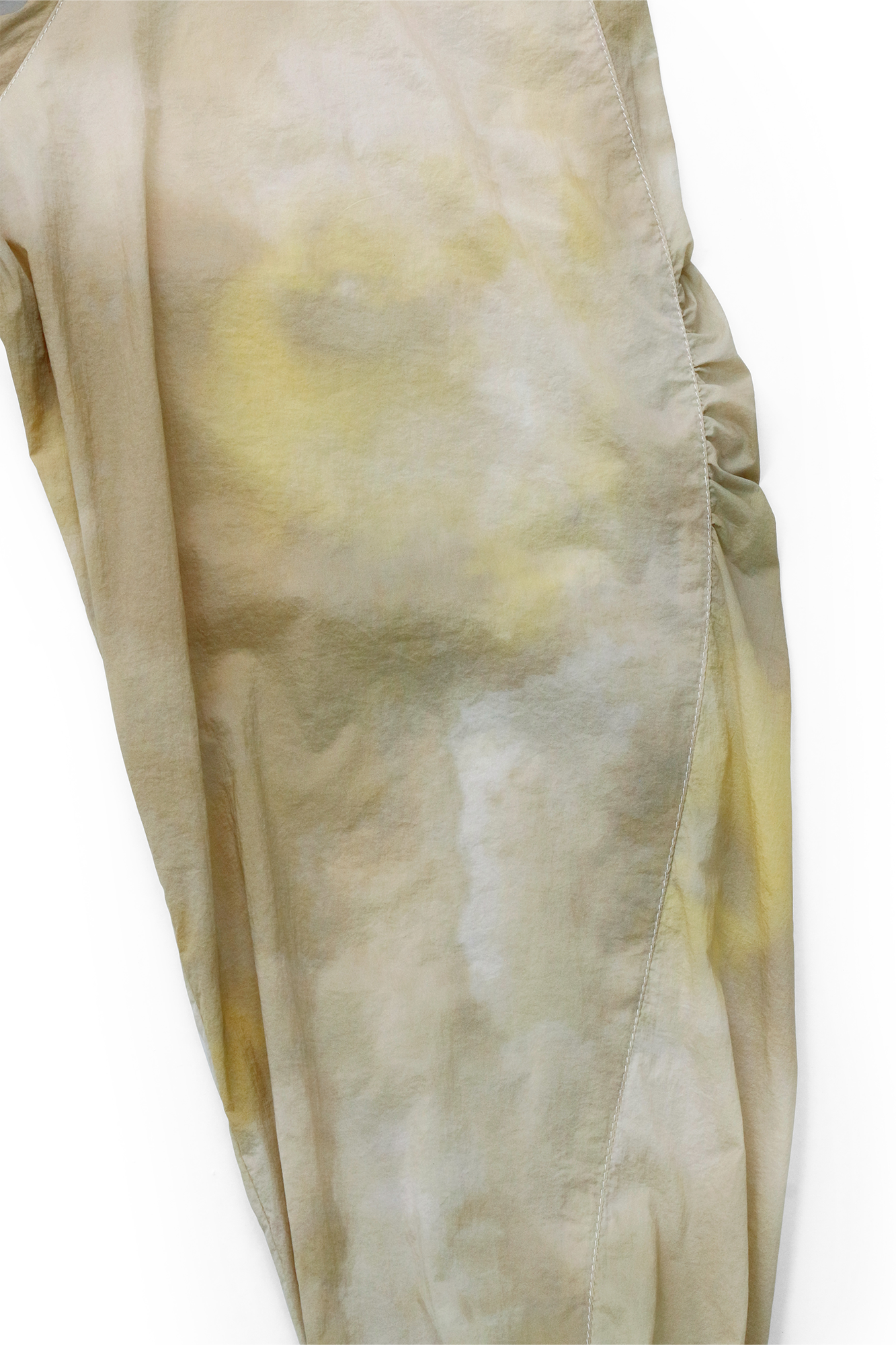 RELABEL Acid-Wash Balloon Hem Hooded Jacket Yellow, premium urban and streetwear designers apparel on PROJECTISR.com, RELABEL