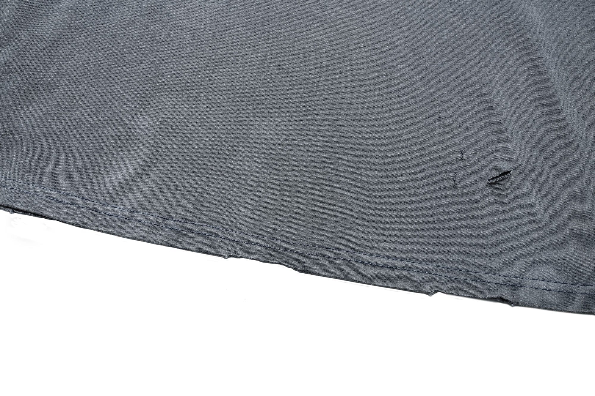 UNDERWATER Washed Ripped Gradient T-Shirt Blue, premium urban and streetwear designers apparel on PROJECTISR.com, UNDERWATER