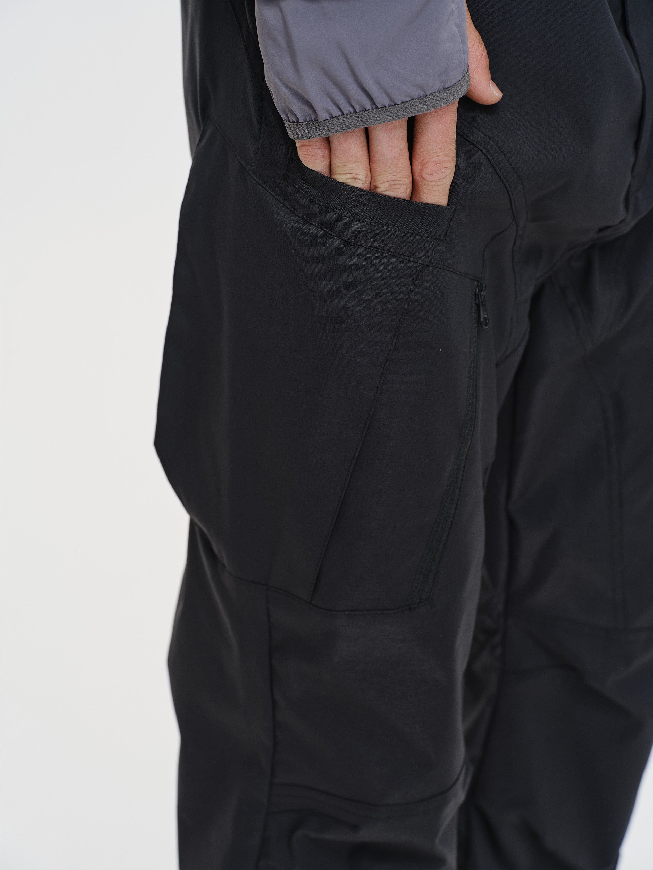 CATSSTAC Tech Paneled Zipper Pockets Elastic Waist Pants, premium urban and streetwear designers apparel on PROJECTISR.com, CATSSTAC