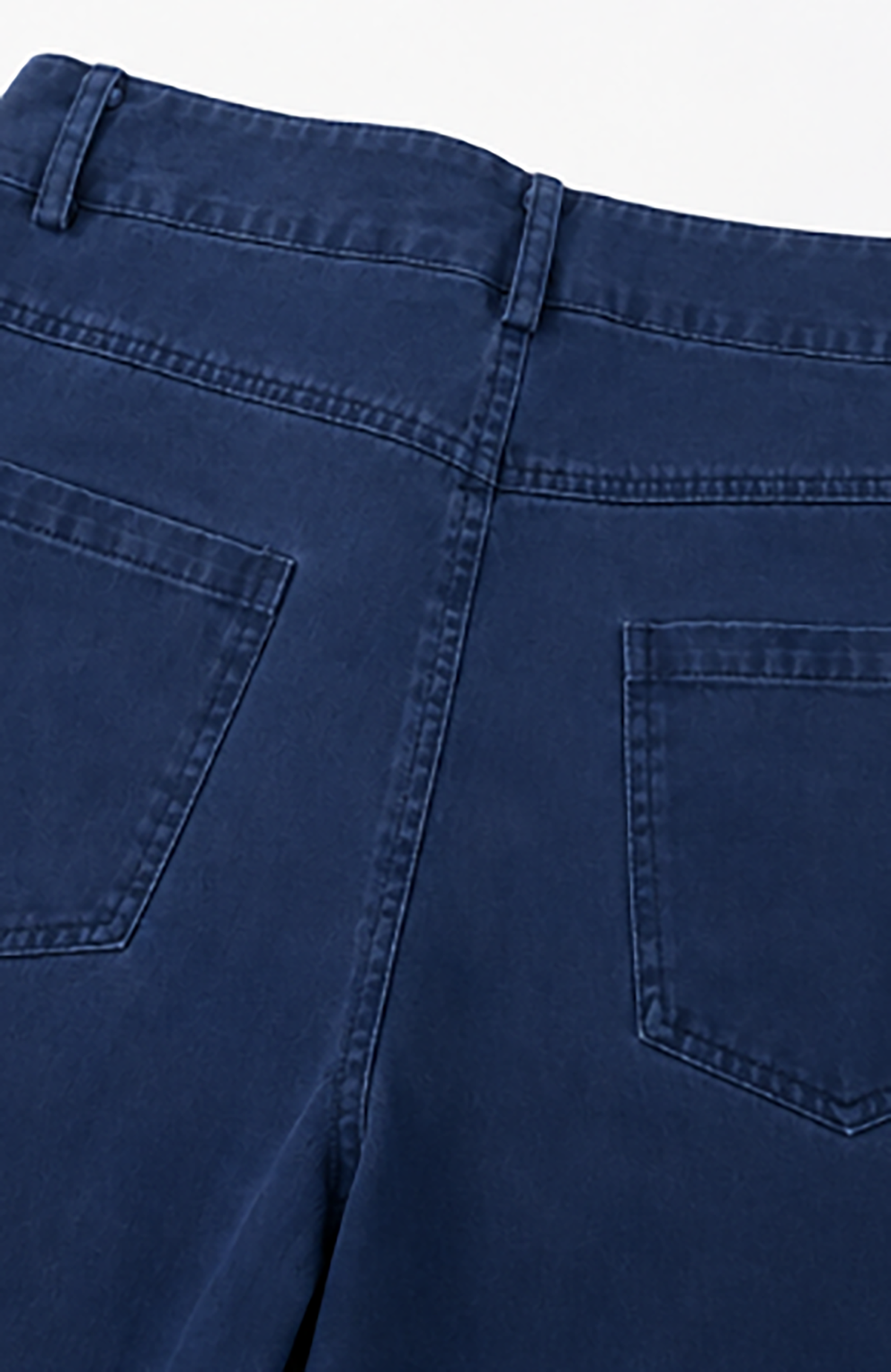BOTANICA Retro Washed Pleated Straight-Leg Jeans