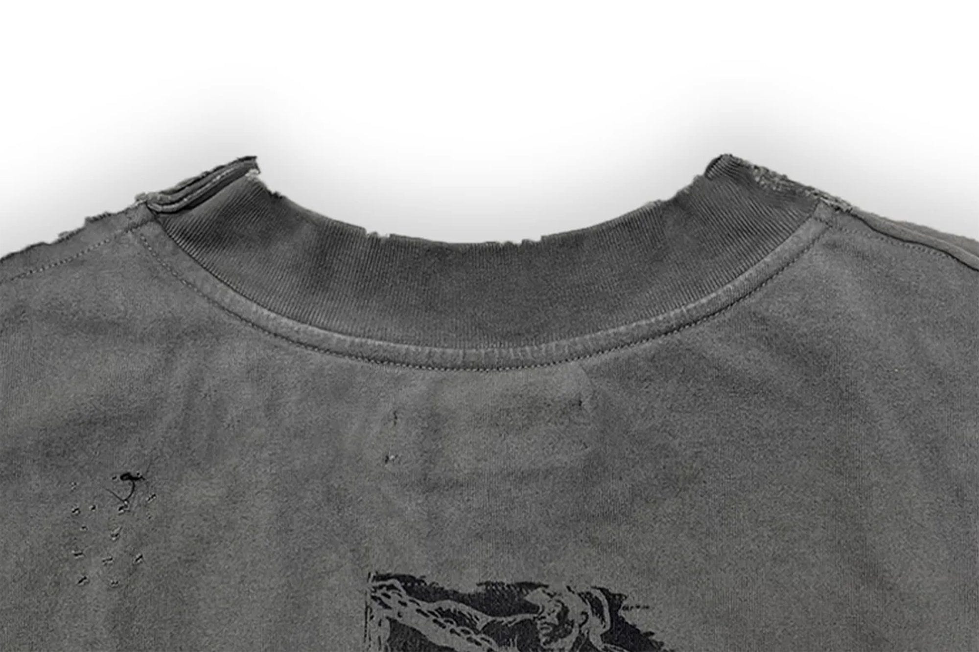 TECNINEGROUP Guitar Graphic Distressed Long-Sleeve Tee, premium urban and streetwear designers apparel on PROJECTISR.com, TECNINEGROUP