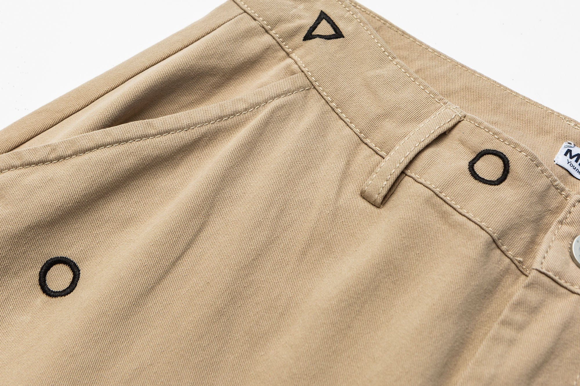 ME DA IGUAL Geometric Embroidered Oversized Tapered Pants, premium urban and streetwear designers apparel on PROJECTISR.com, ME DA IGUAL