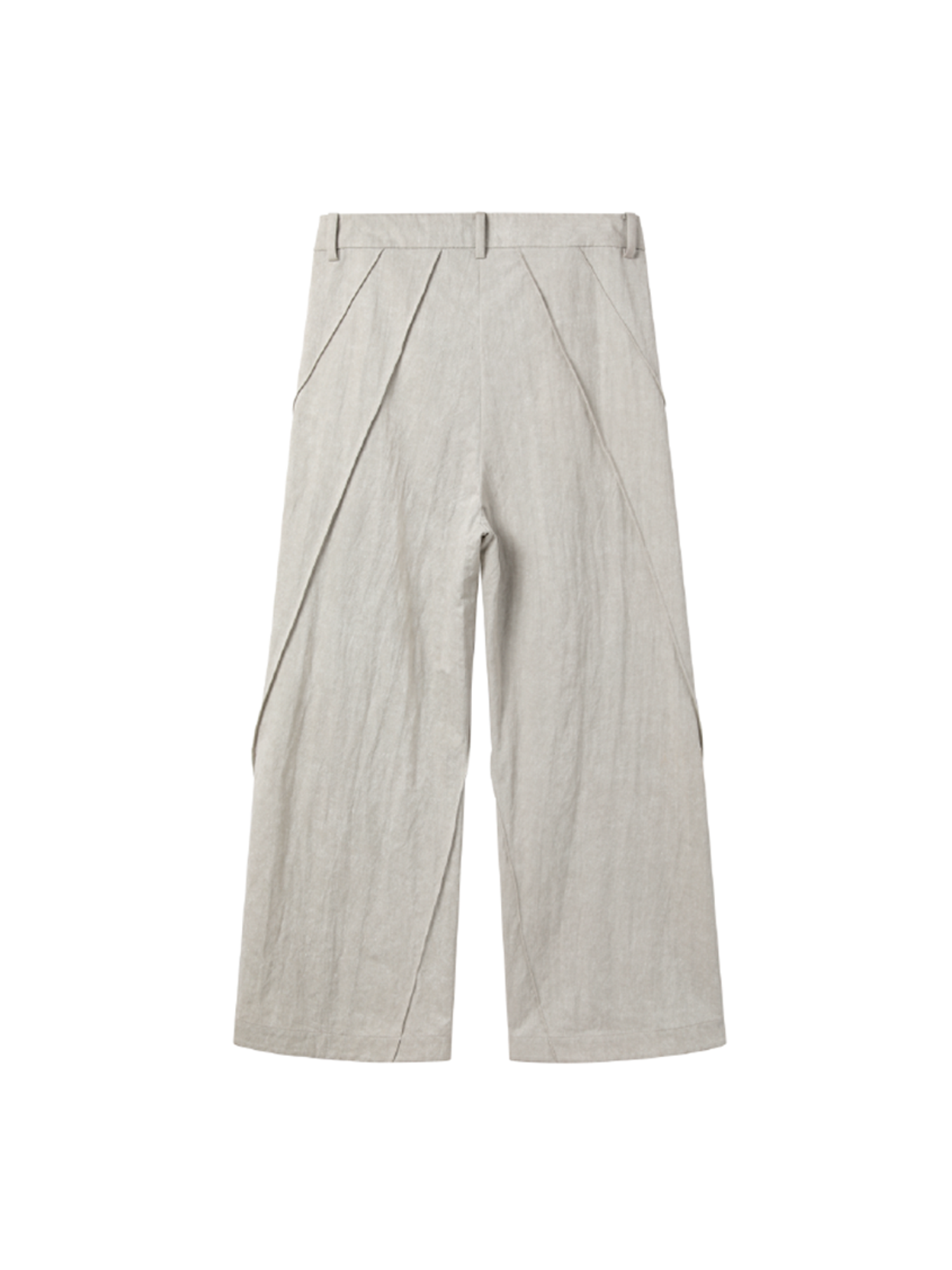 ALVNG AR ANTS Curved-Panel Folded-Waist Trousers