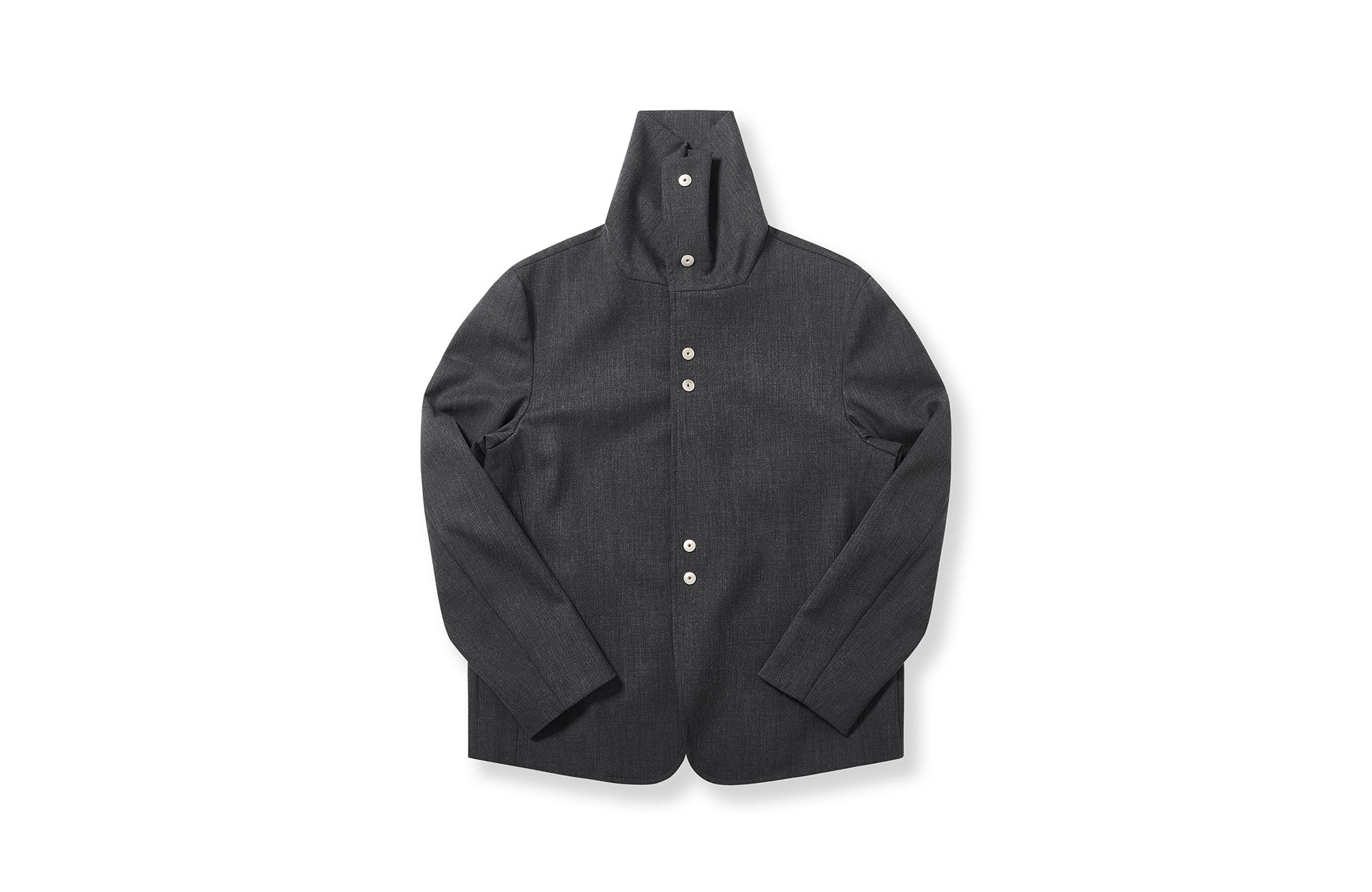 7440 37 1 Essential Stacked Collar Blazer, premium urban and streetwear designers apparel on PROJECTISR.com, 7440 37 1