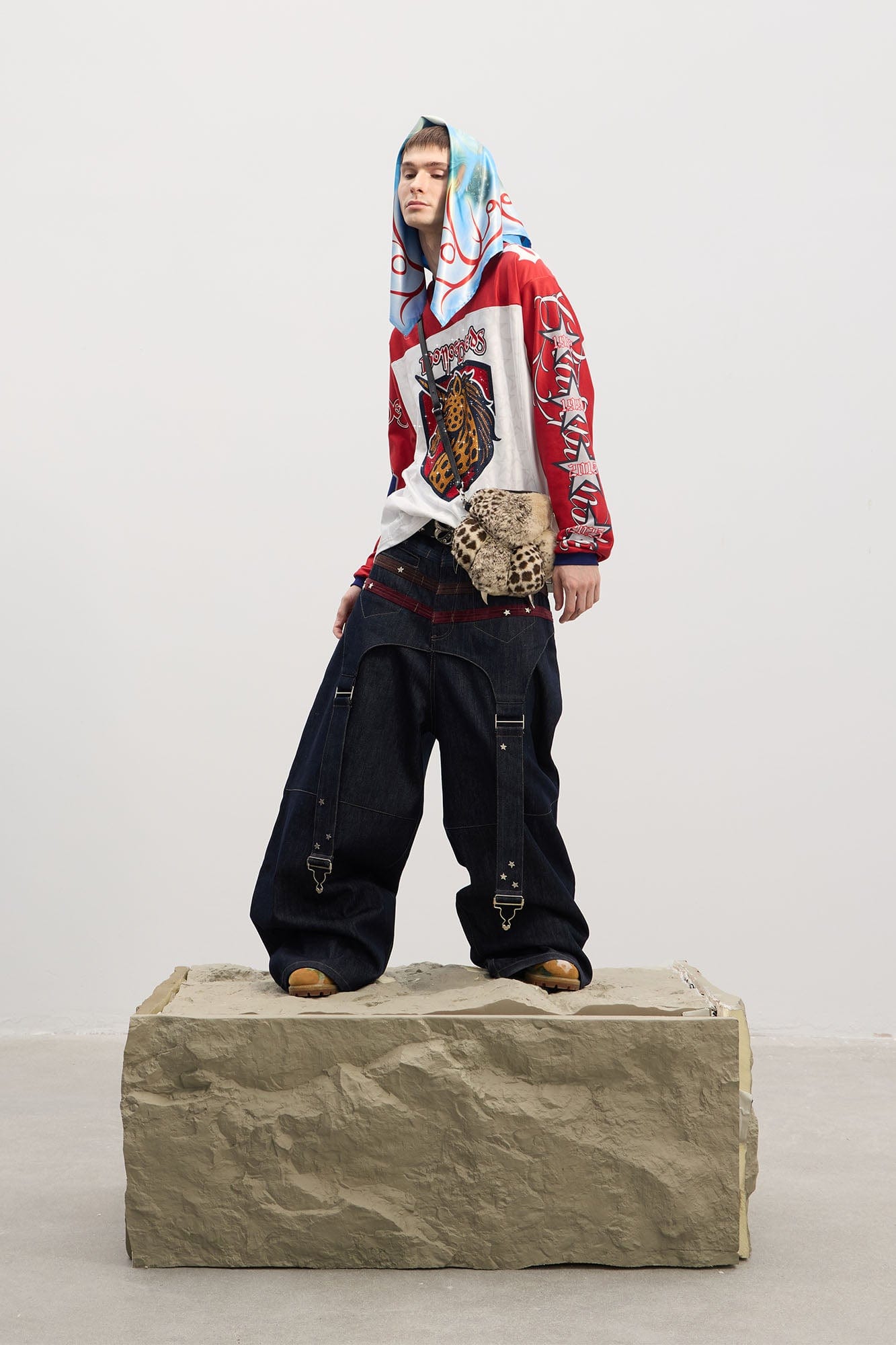 DND4DES Unicorn Rhinestone Hockey Jersey, premium urban and streetwear designers apparel on PROJECTISR.com, DND4DES