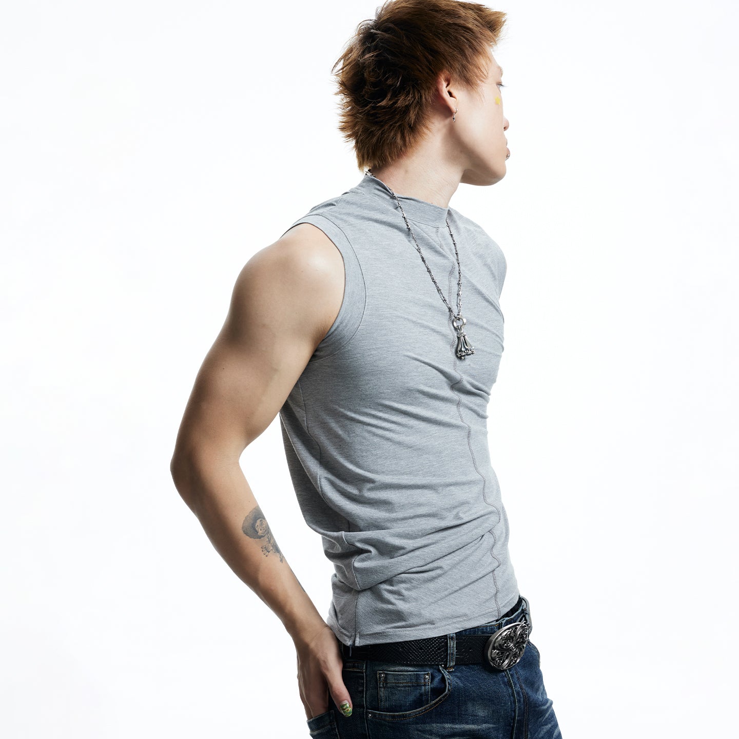 DND4DES Gothic Script Tank Top, premium urban and streetwear designers apparel on PROJECTISR.com, DND4DES