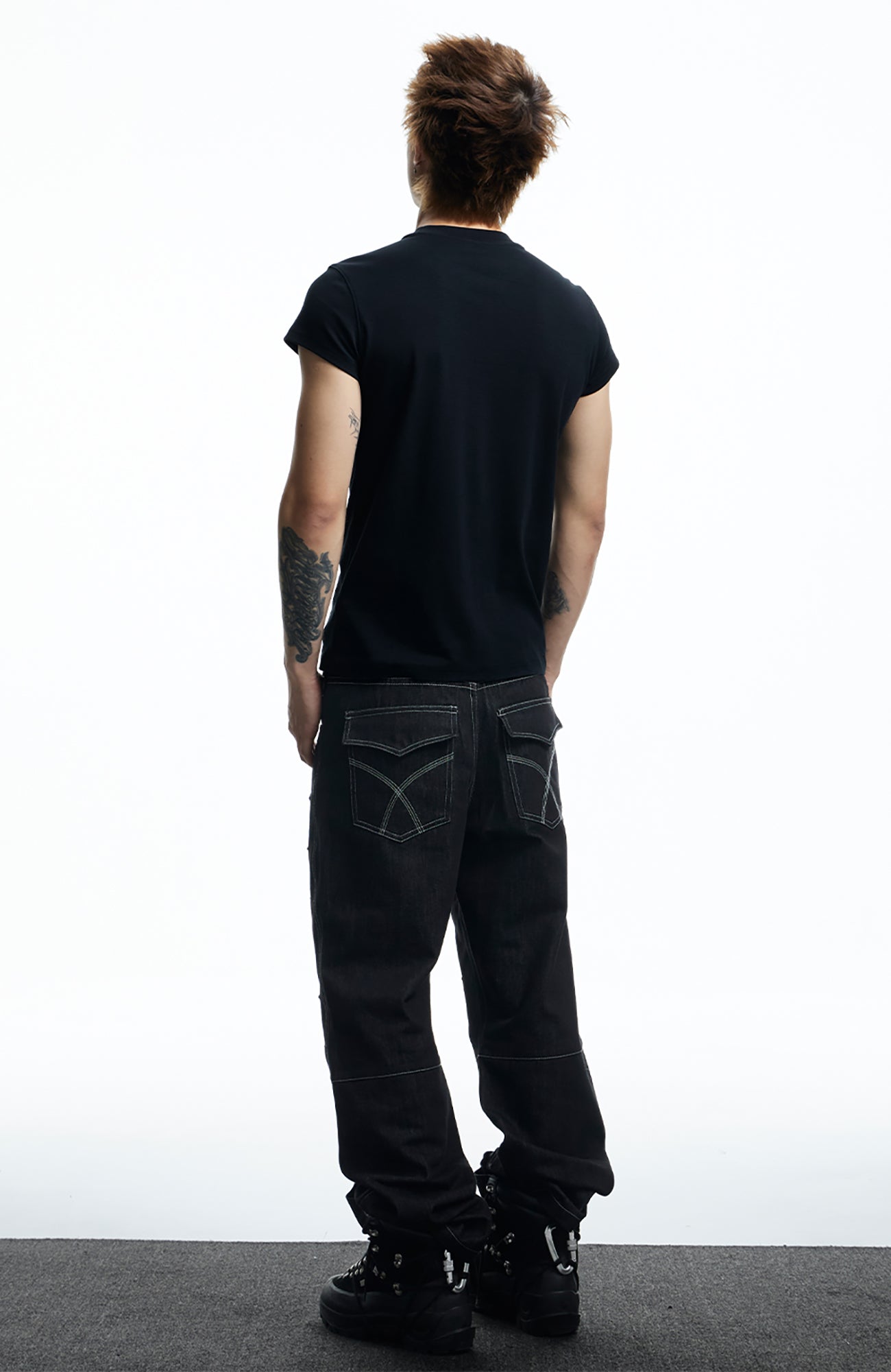 DND4DES Gothic Skull Crest T-Shirt, premium urban and streetwear designers apparel on PROJECTISR.com, DND4DES