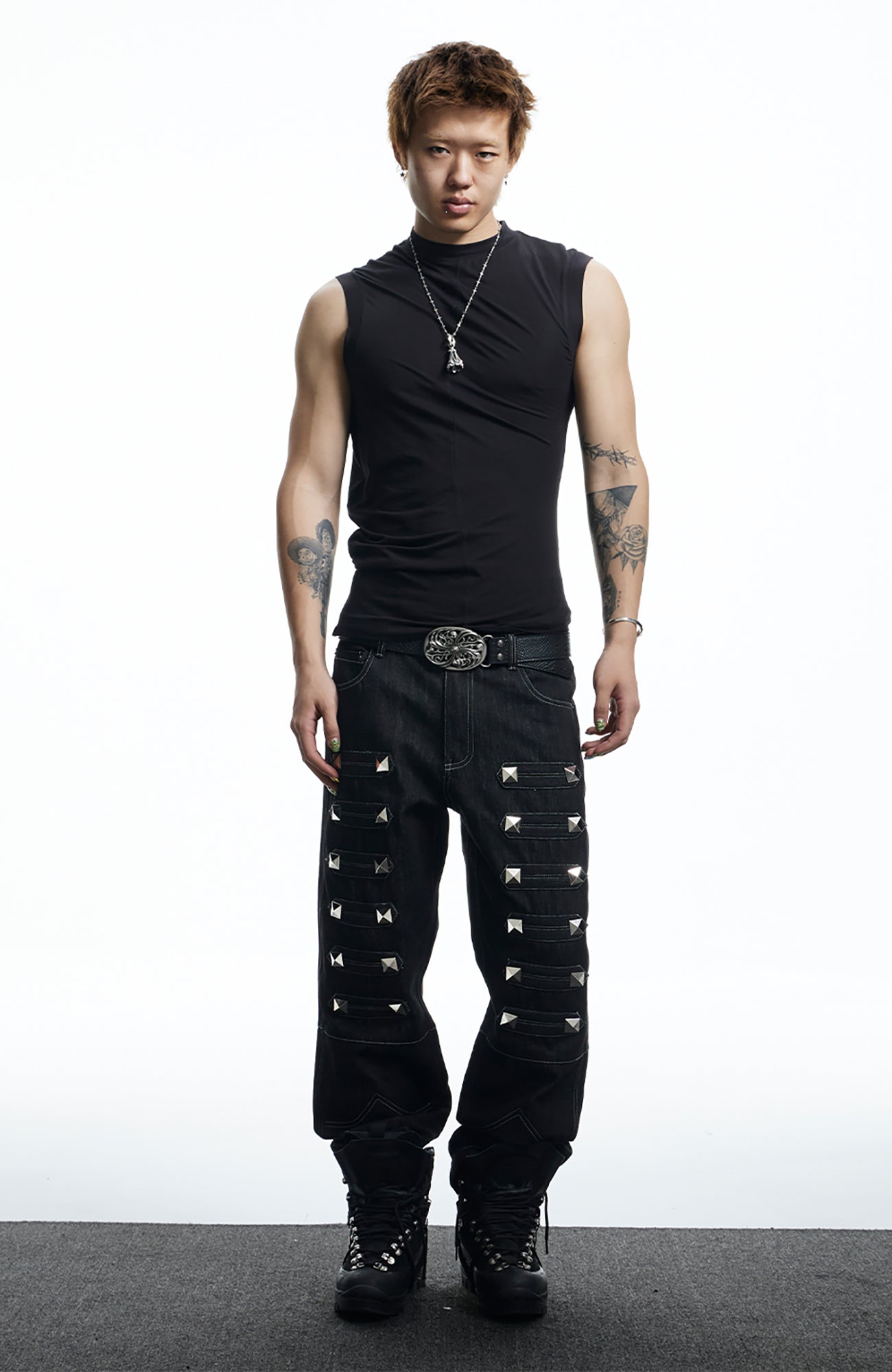 DND4DES Gothic Script Tank Top, premium urban and streetwear designers apparel on PROJECTISR.com, DND4DES