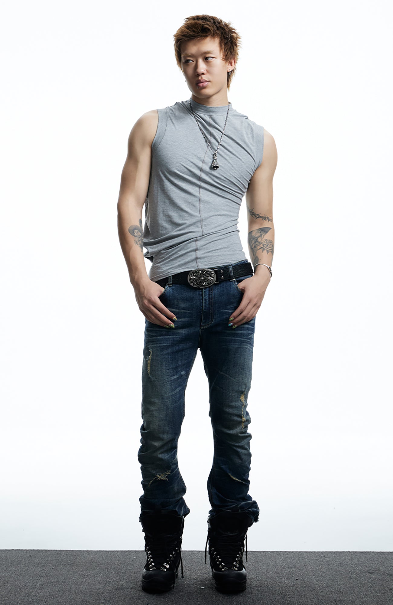 DND4DES Gothic Script Tank Top, premium urban and streetwear designers apparel on PROJECTISR.com, DND4DES