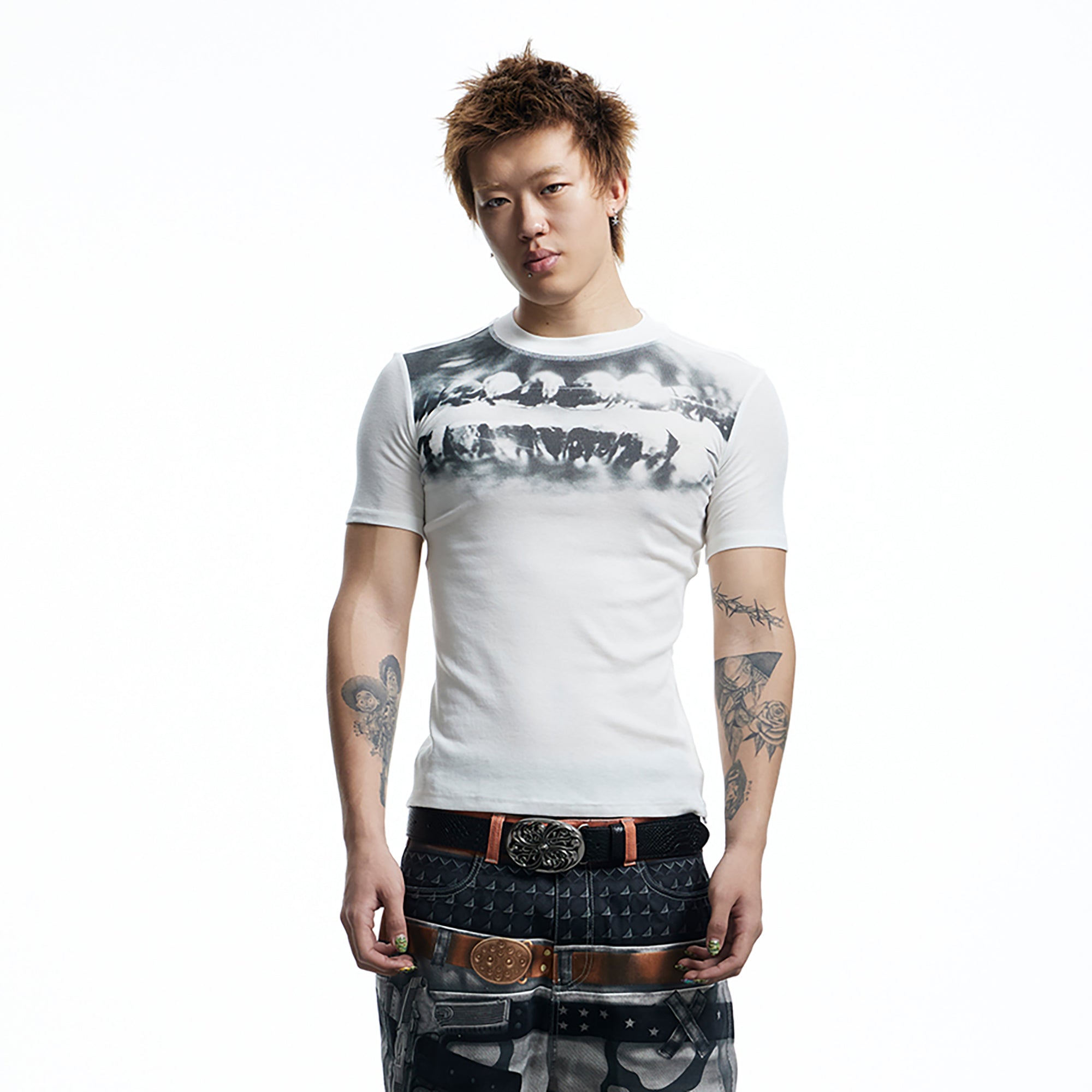 DND4DES Slim Opiate Teeth Graphic Tee, premium urban and streetwear designers apparel on PROJECTISR.com, DND4DES