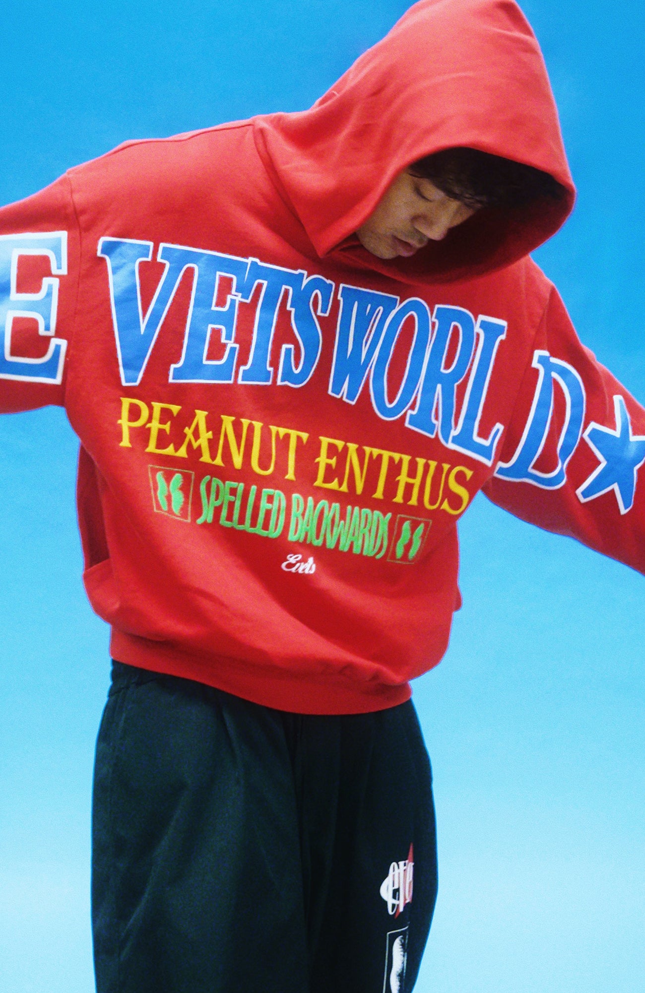 EVETS Foam Print Graphic Hoodie, premium urban and streetwear designers apparel on PROJECTISR.com, EVETS
