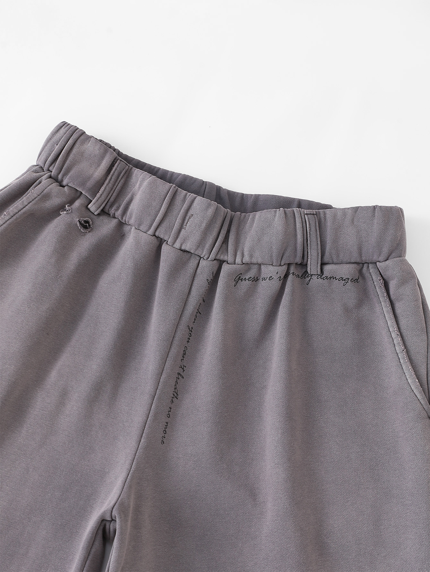 RICHILL Washed Patch Graphic Shorts