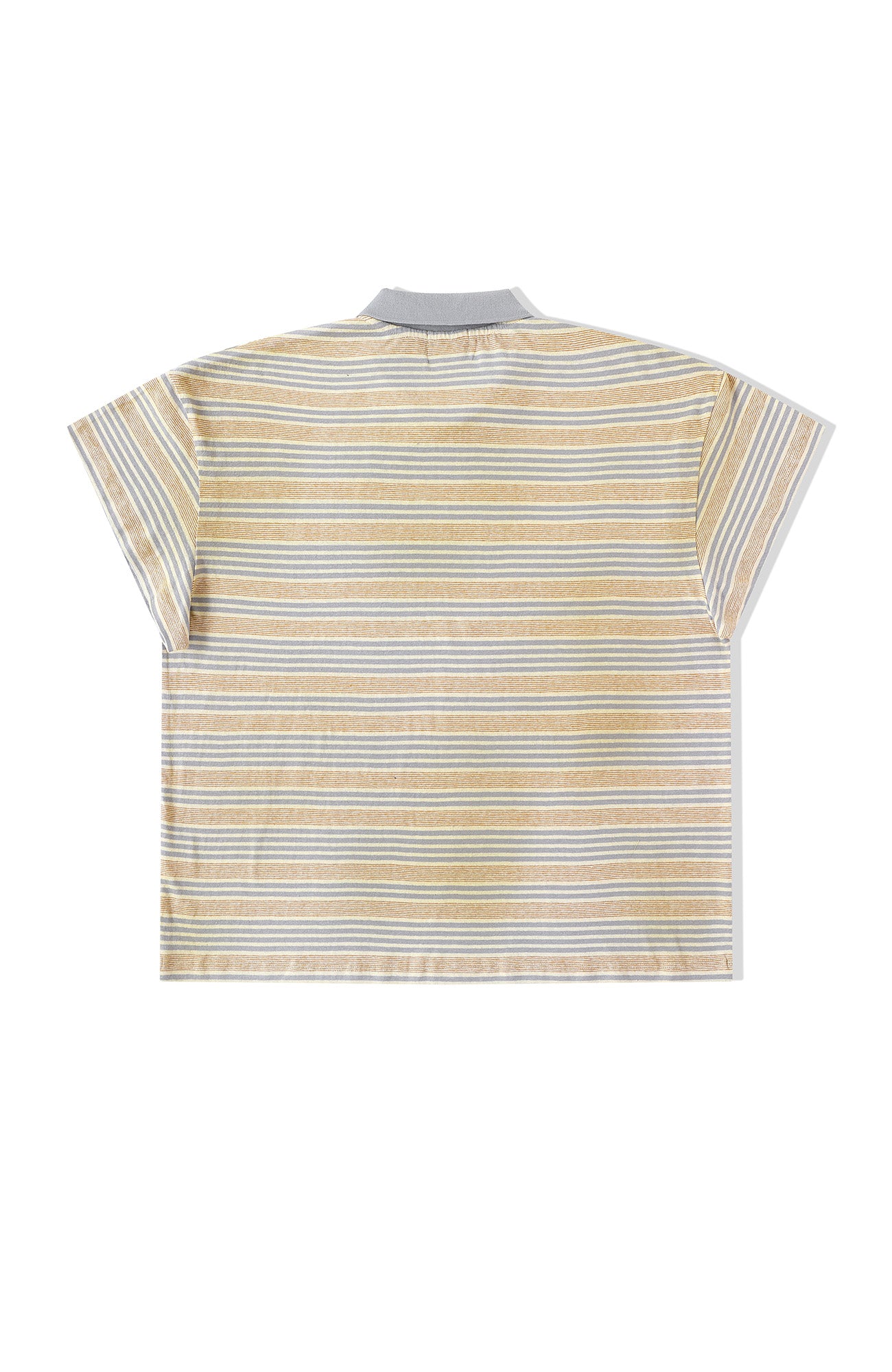 RICHILL Retro Washed Striped Polo Tee, premium urban and streetwear designers apparel on PROJECTISR.com, RICHILL