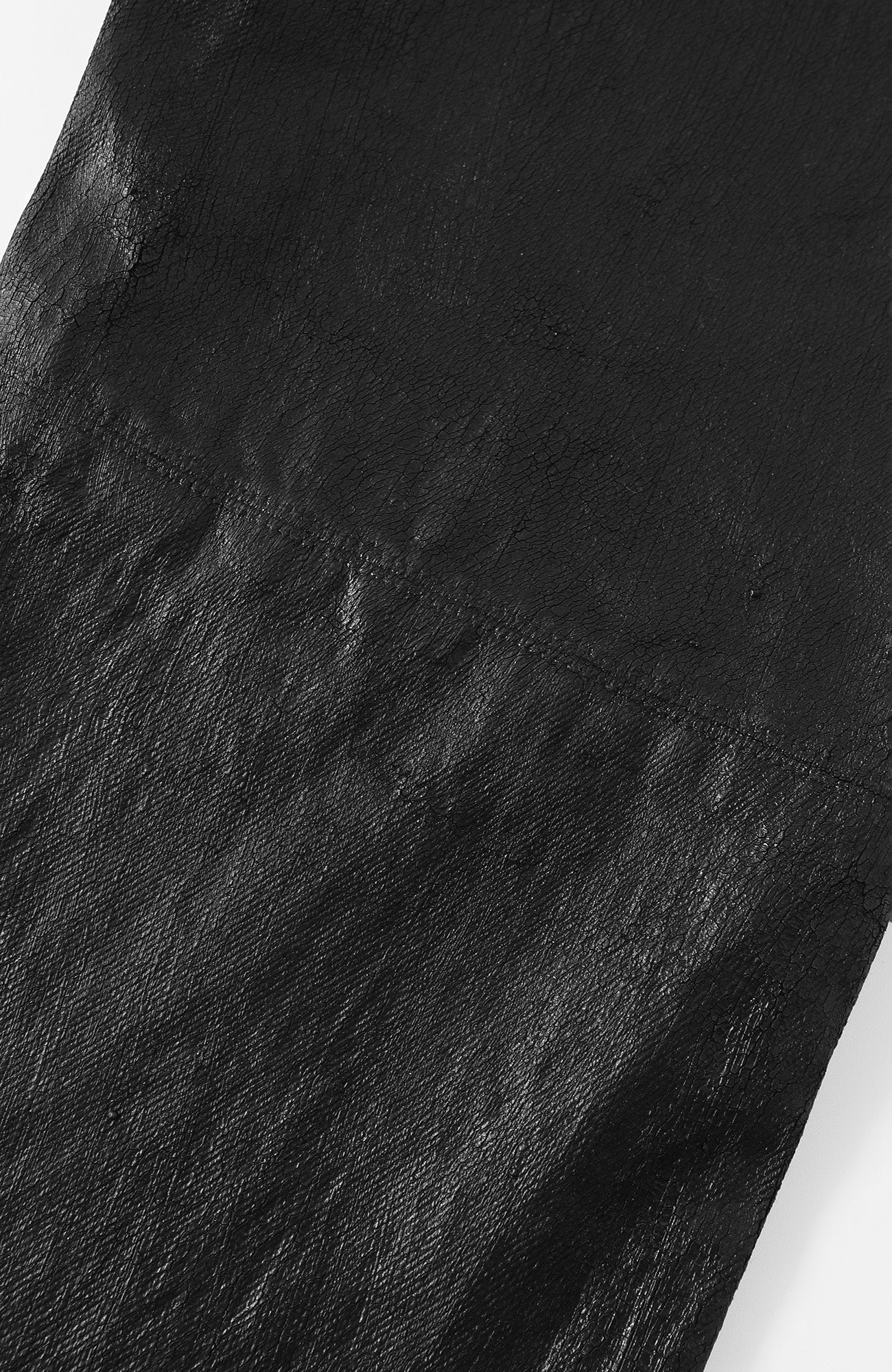 RICHILL Cracked Coated Flared Denim Pants, premium urban and streetwear designers apparel on PROJECTISR.com, RICHILL