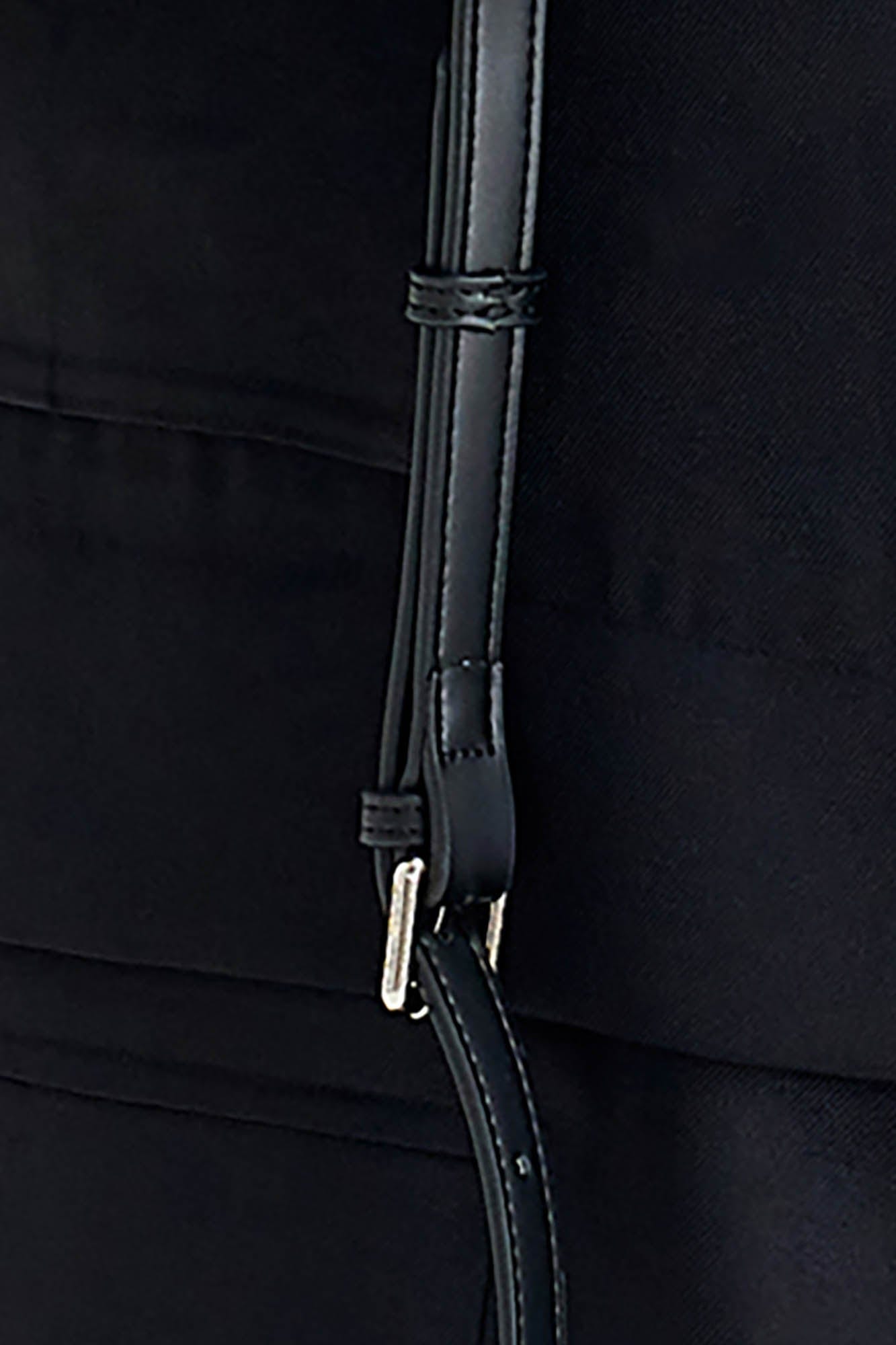 FACEONLAB Metallic Logo Faux Leather Dual-Handle Bag, premium urban and streetwear designers apparel on PROJECTISR.com, FACEONLAB