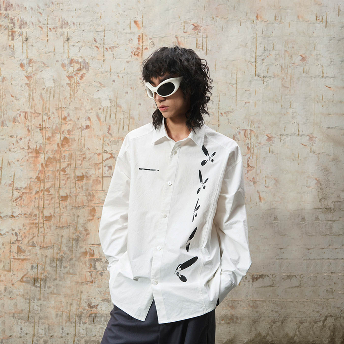 RELABEL Dynamic Butterfly Shirt, premium urban and streetwear designers apparel on PROJECTISR.com, RELABEL