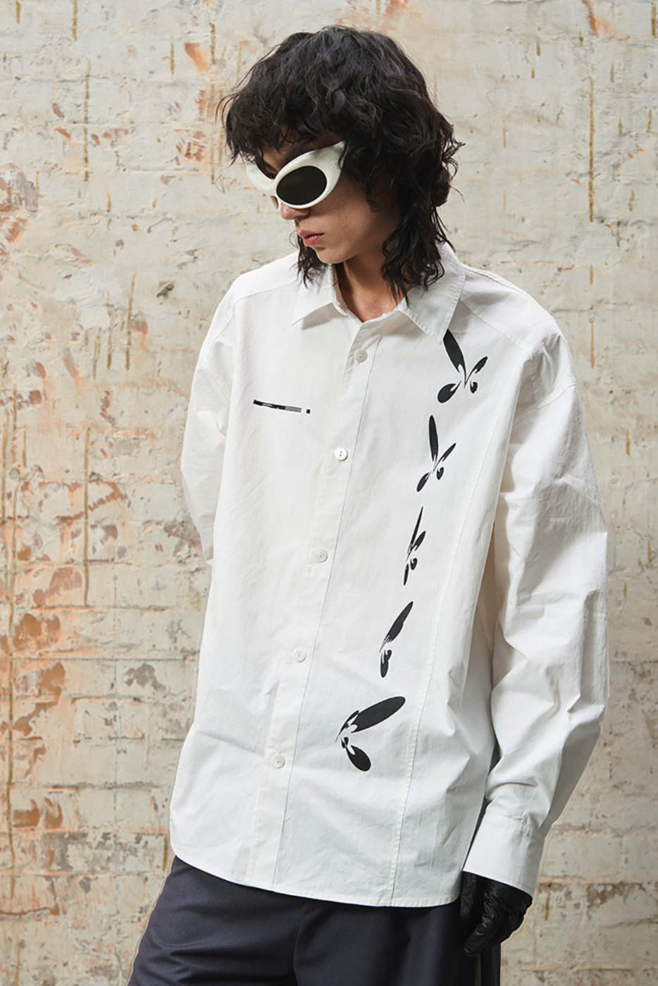 RELABEL Dynamic Butterfly Shirt, premium urban and streetwear designers apparel on PROJECTISR.com, RELABEL