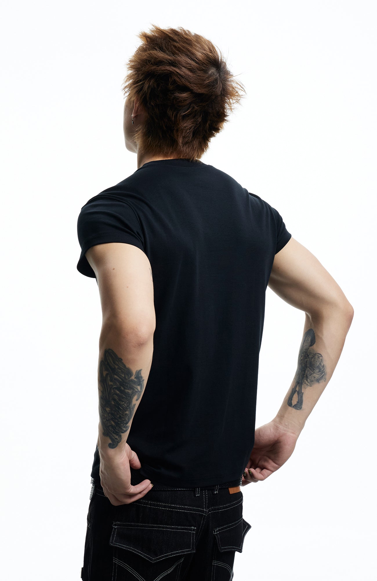DND4DES Gothic Skull Crest T-Shirt, premium urban and streetwear designers apparel on PROJECTISR.com, DND4DES