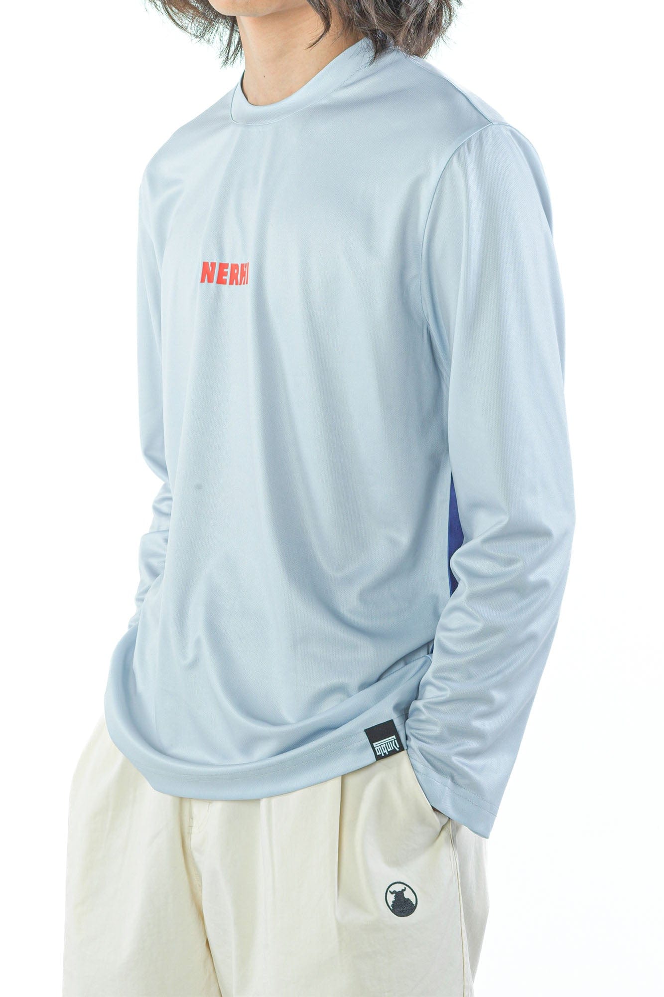 NERHI Red Yeti Long-Sleeve Tee, premium urban and streetwear designers apparel on PROJECTISR.com, NERHI