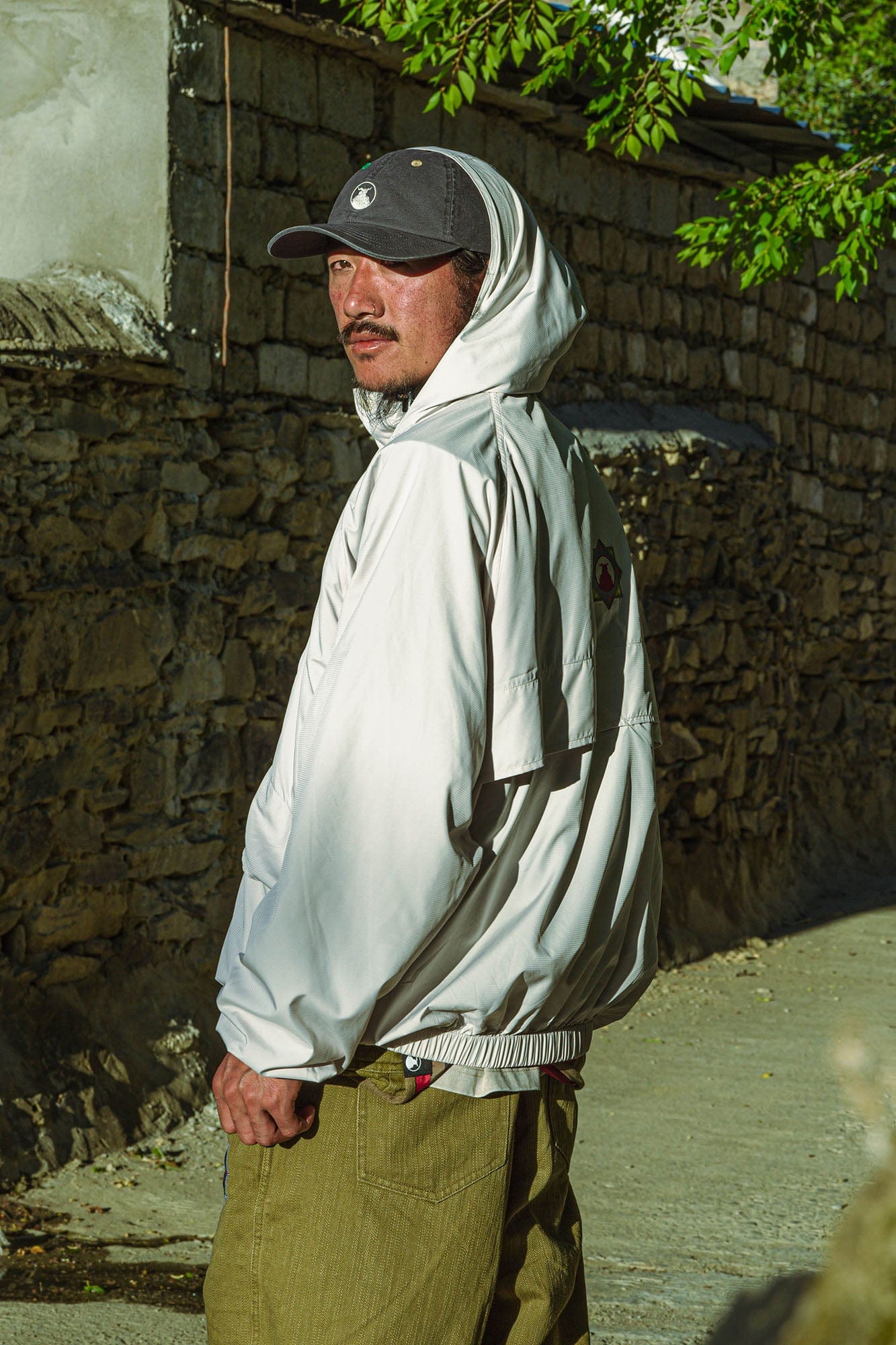 NERHI Graphic-Lined Hood Jacket, premium urban and streetwear designers apparel on PROJECTISR.com, NERHI