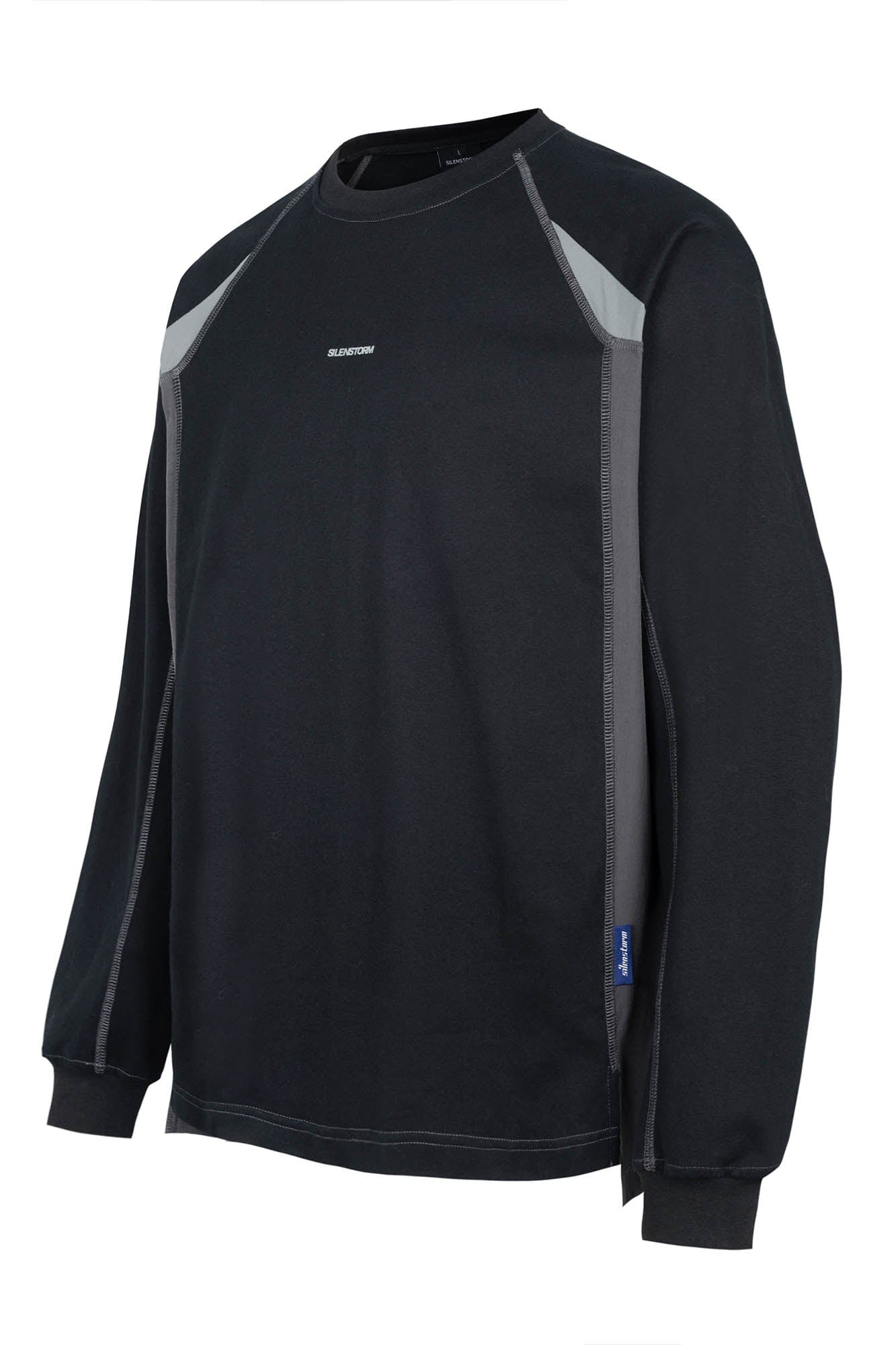 SILENSTORM Spliced Raglan Cycling Long-Sleeve Shirt, premium urban and streetwear designers apparel on PROJECTISR.com, SILENSTORM