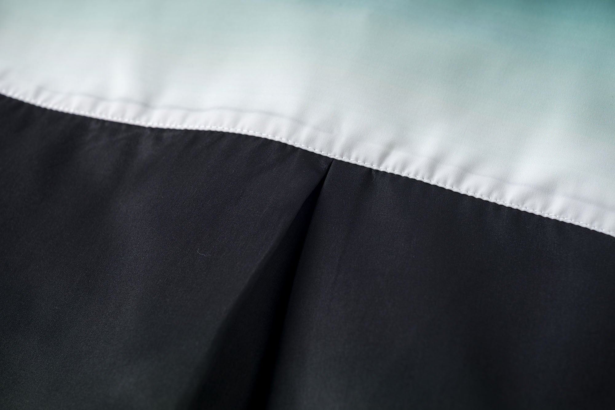 TUIMU Gradient Geometry Panel Acetate Shirt, premium urban and streetwear designers apparel on PROJECTISR.com, TUIMU