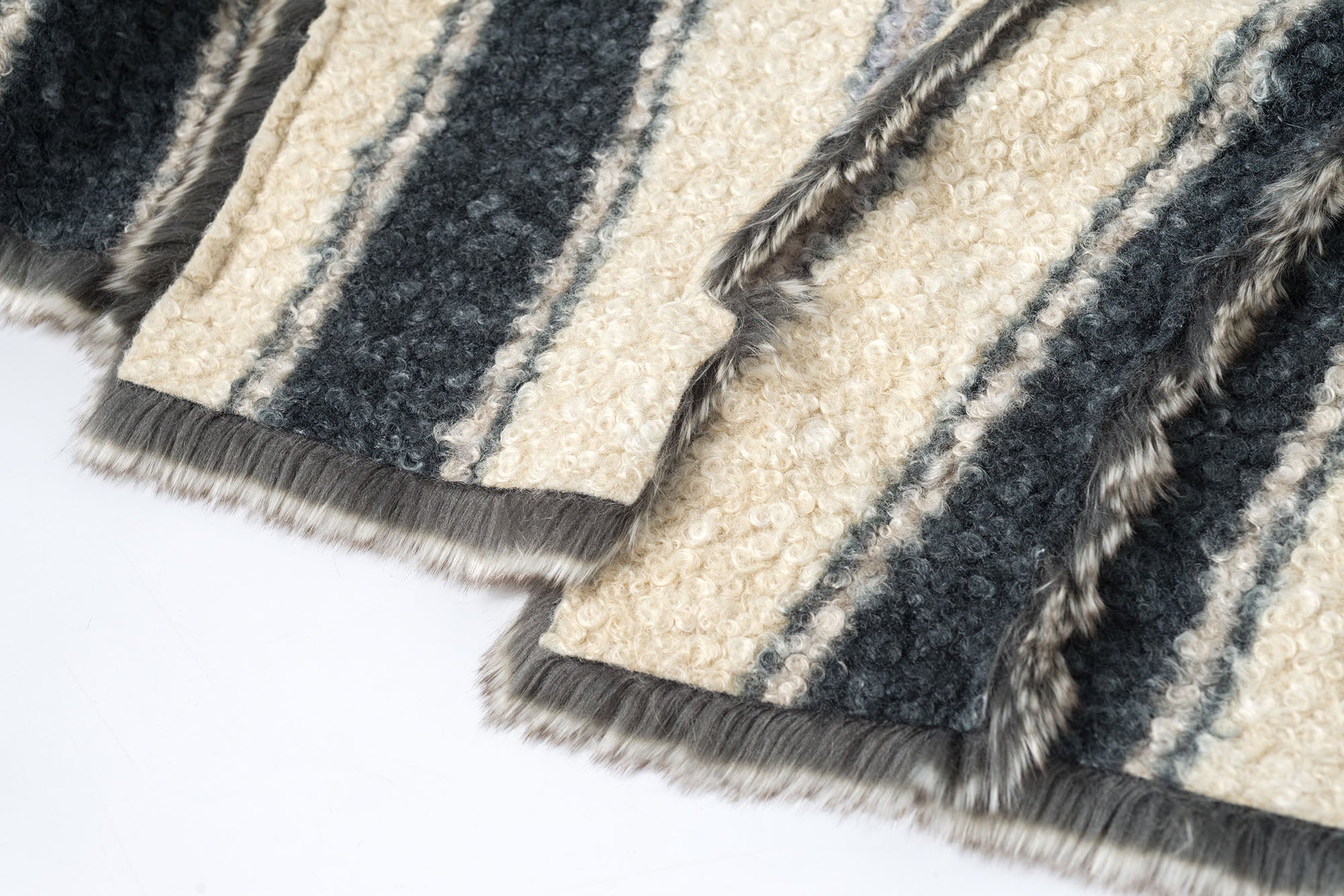 TUIMU Reversible Faux Fur Cropped Jacket, premium urban and streetwear designers apparel on PROJECTISR.com, TUIMU