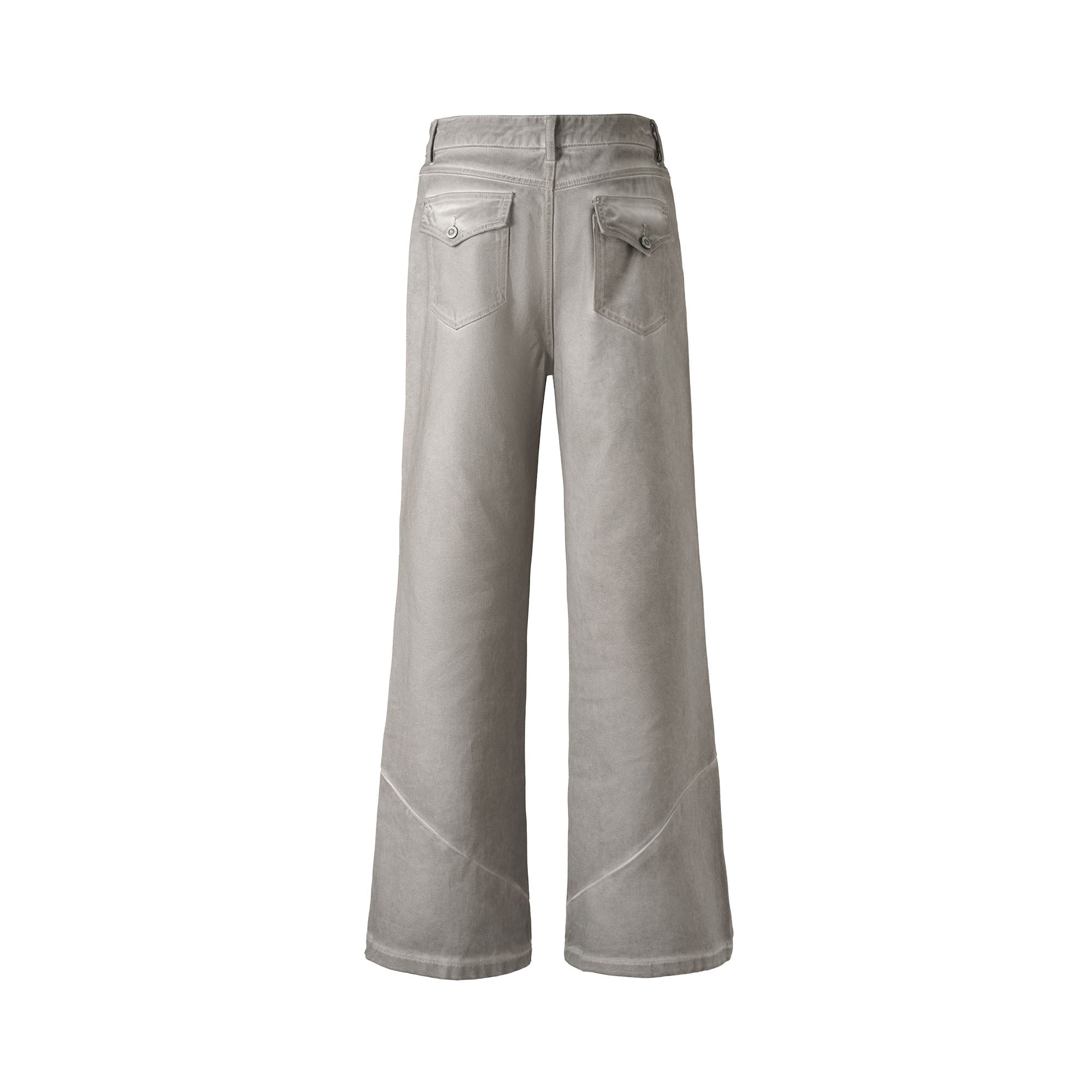 CATSSTAC Crosscut Washed Denim Pants, premium urban and streetwear designers apparel on PROJECTISR.com, CATSSTAC