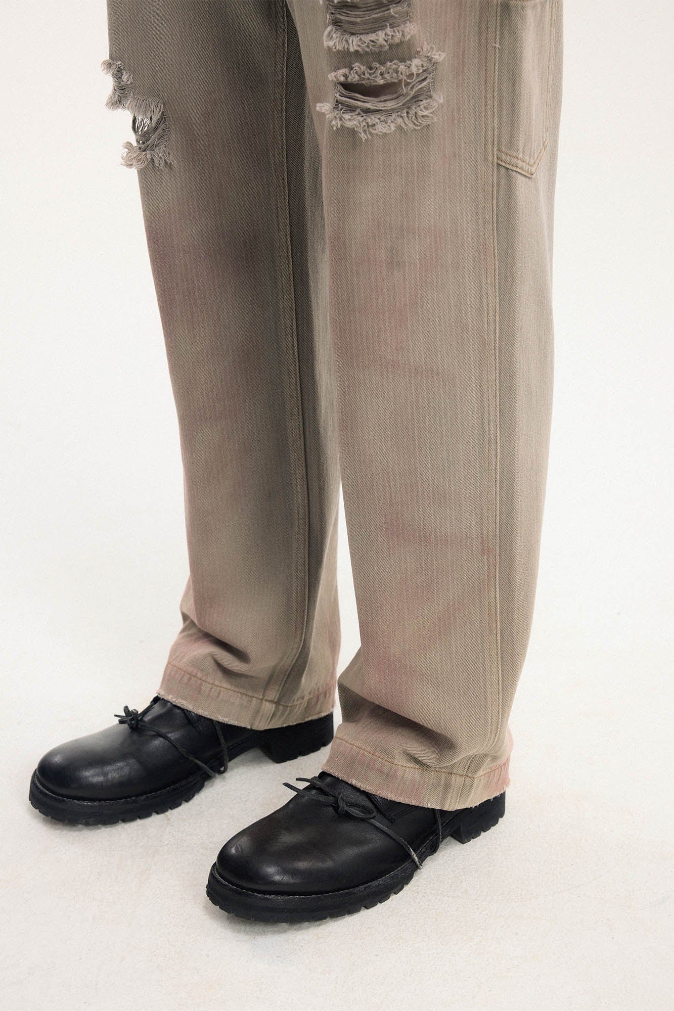 BONELESS Distressed Utility Carpenter Pants, premium urban and streetwear designers apparel on PROJECTISR.com, BONELESS