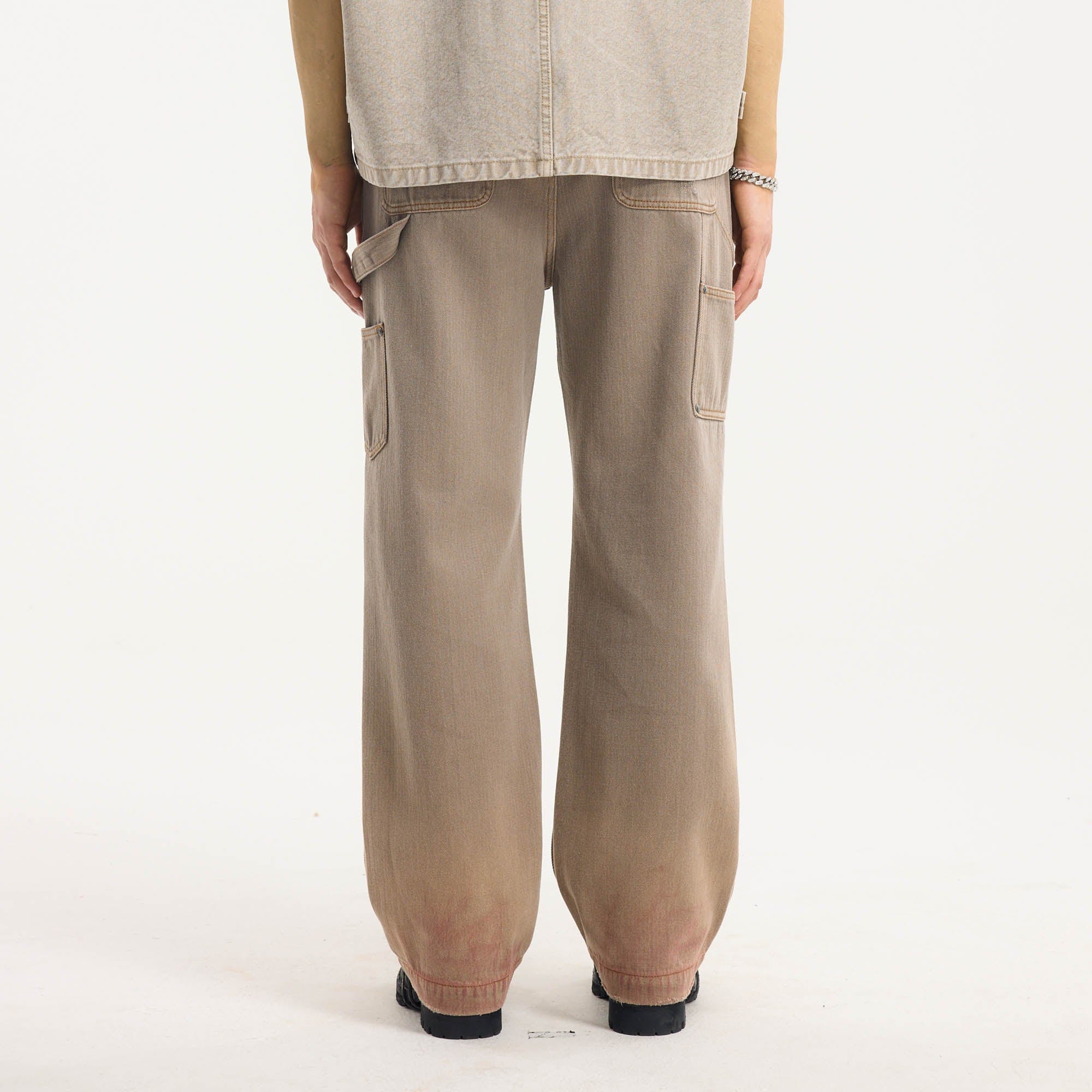 BONELESS Distressed Utility Carpenter Pants, premium urban and streetwear designers apparel on PROJECTISR.com, BONELESS