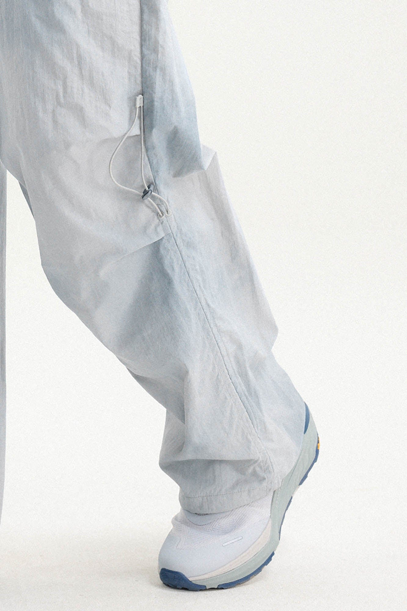 BONELESS Tie-Dye Crinkled Parachute Pants, premium urban and streetwear designers apparel on PROJECTISR.com, BONELESS